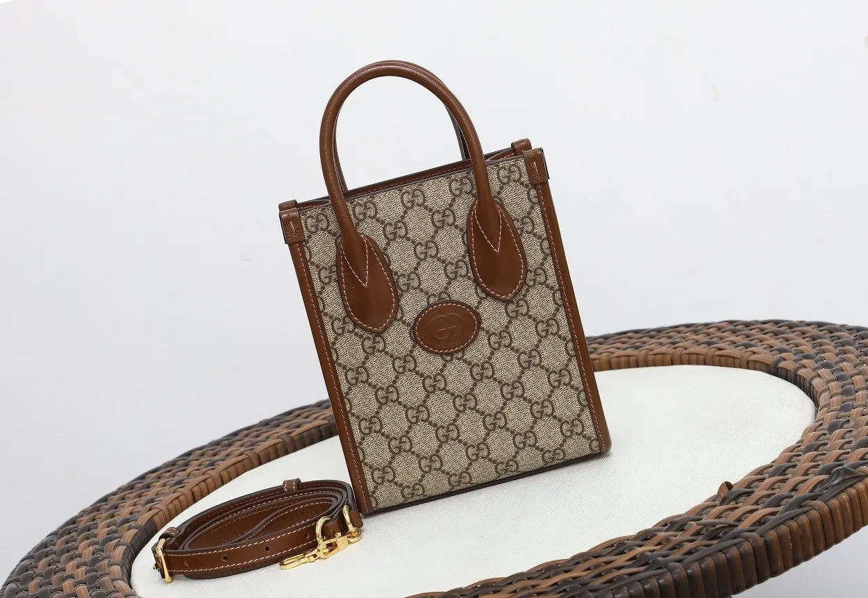 Gucci 牛皮 托特包 大容量托特款