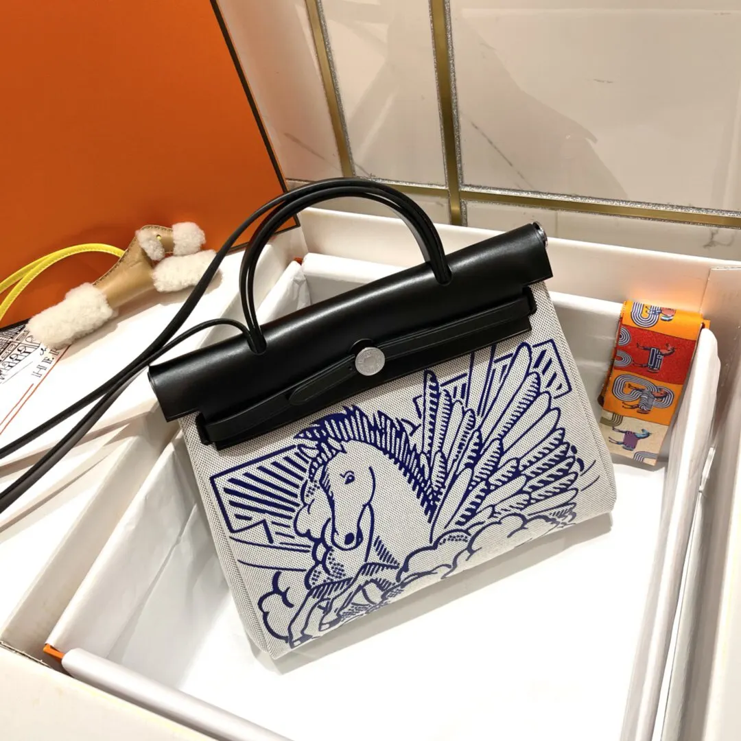 Hermes Kelly 紅色 帆布拼皮 雙肩包 31cm 休閒通勤款
