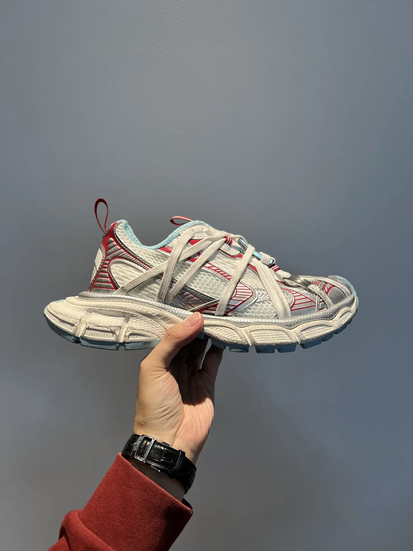 Balenciaga 3XL 蓝白 運動鞋 厚底休閒款