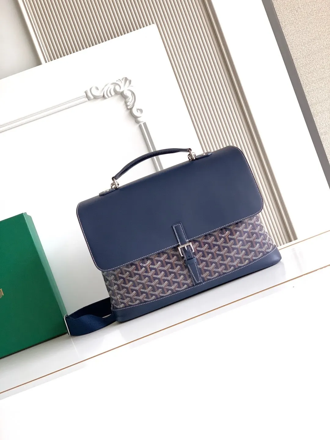 Blue Briefcase Business Commuter