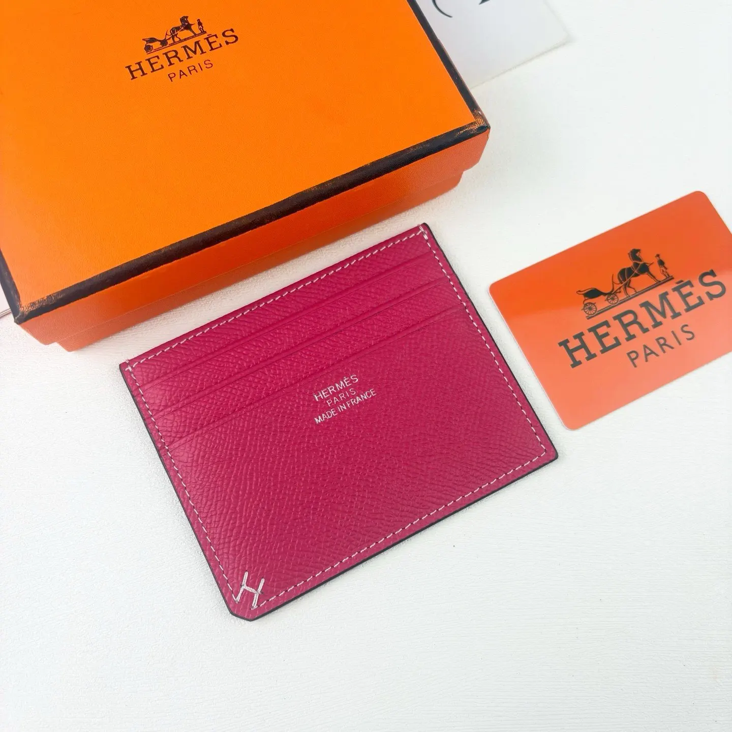 Hermes Evercolor牛皮 錢包 精致配飾款