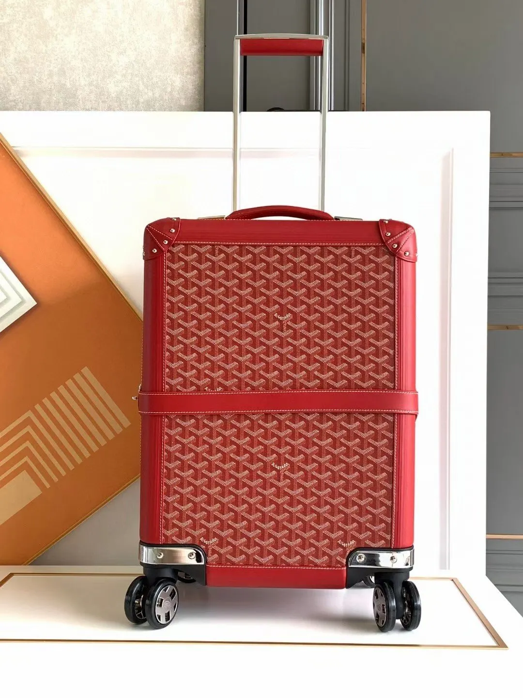 Goyard 戈雅 寸登机箱 全手工精心打造 行李箱 旅行拉杆款 輕便出行款