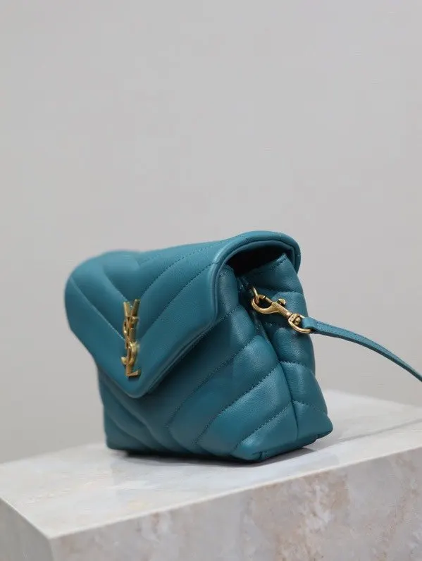 牛皮 Loulou 松石绿 Y家经典 斜挎包 轻便斜挎款