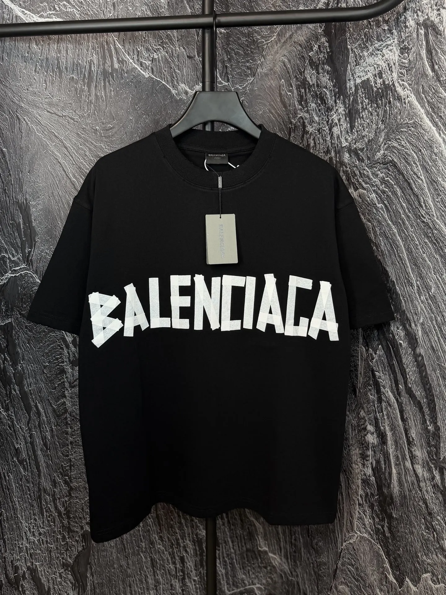Balenciaga 黑色 短袖T恤 街頭休閒款
