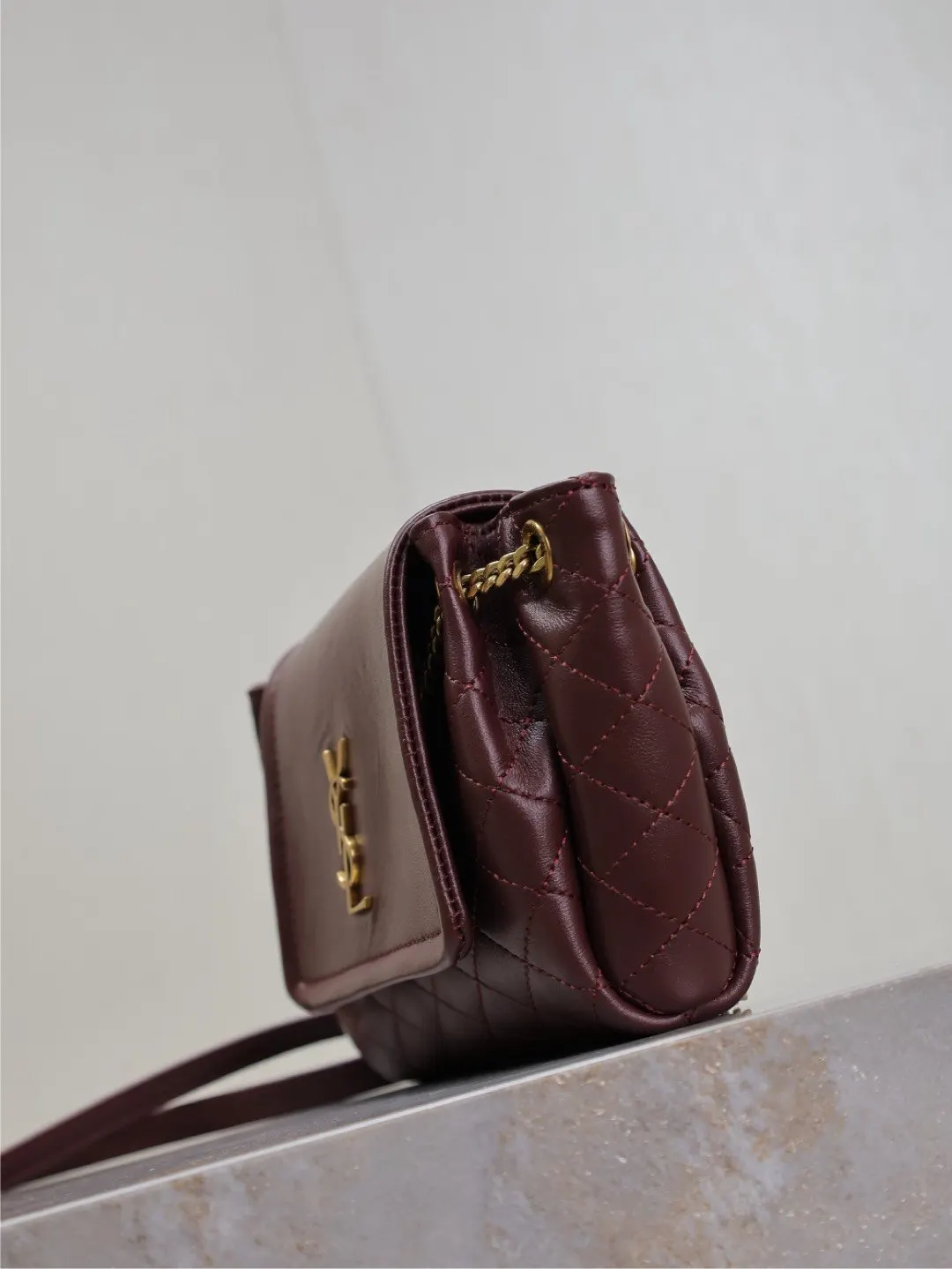 Gold Hobo Shoulder Bag Vintage