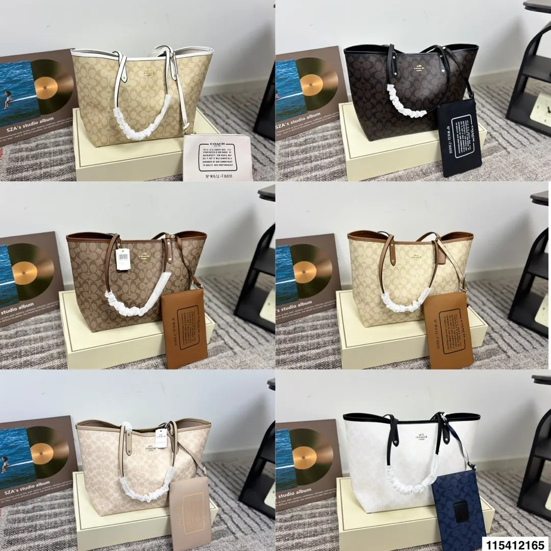 Coach 购物袋 今年很火的托特 手感细腻 手工 托特包 大容量托特款