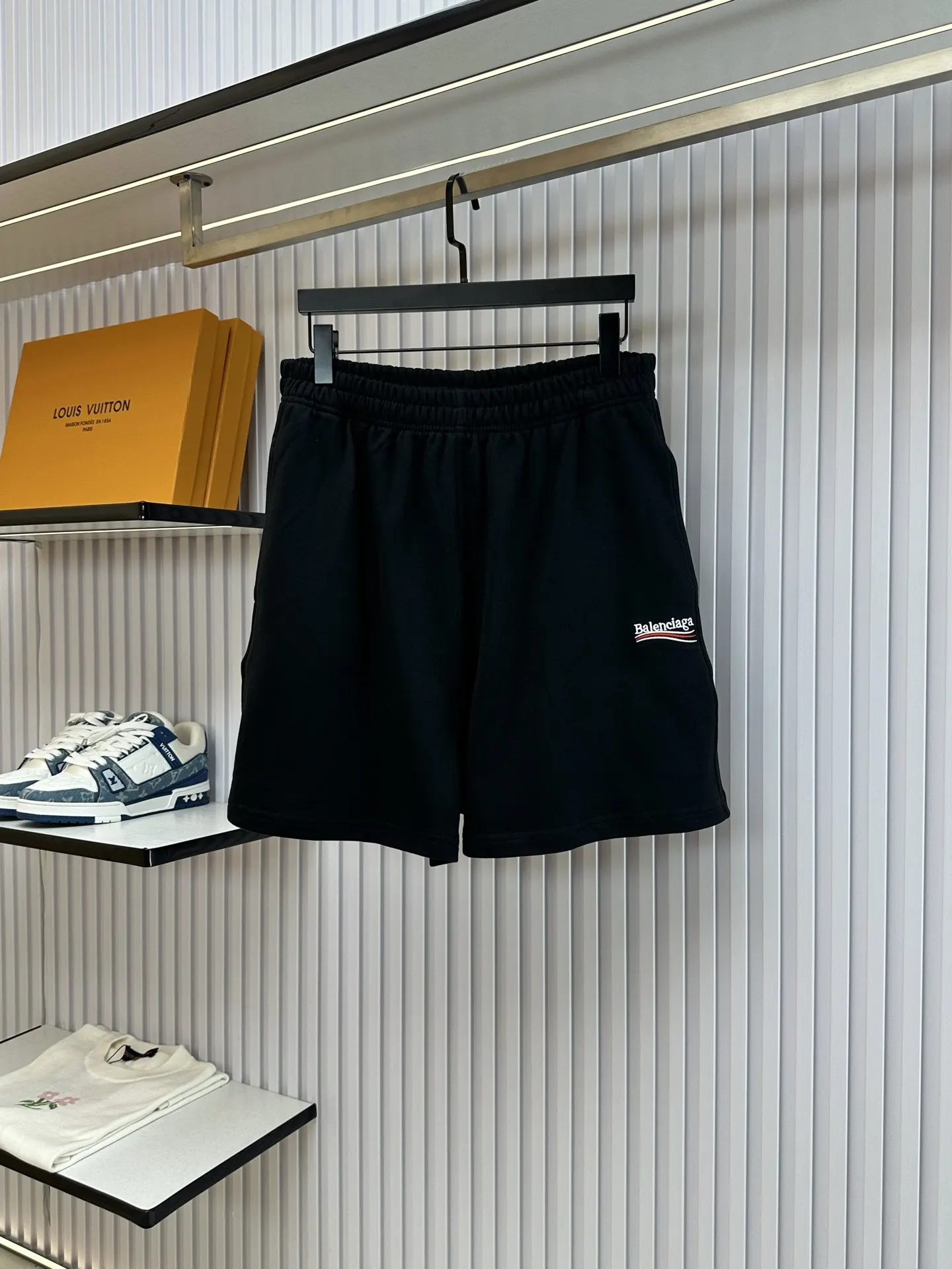 Balenciaga Black Cotton Logo