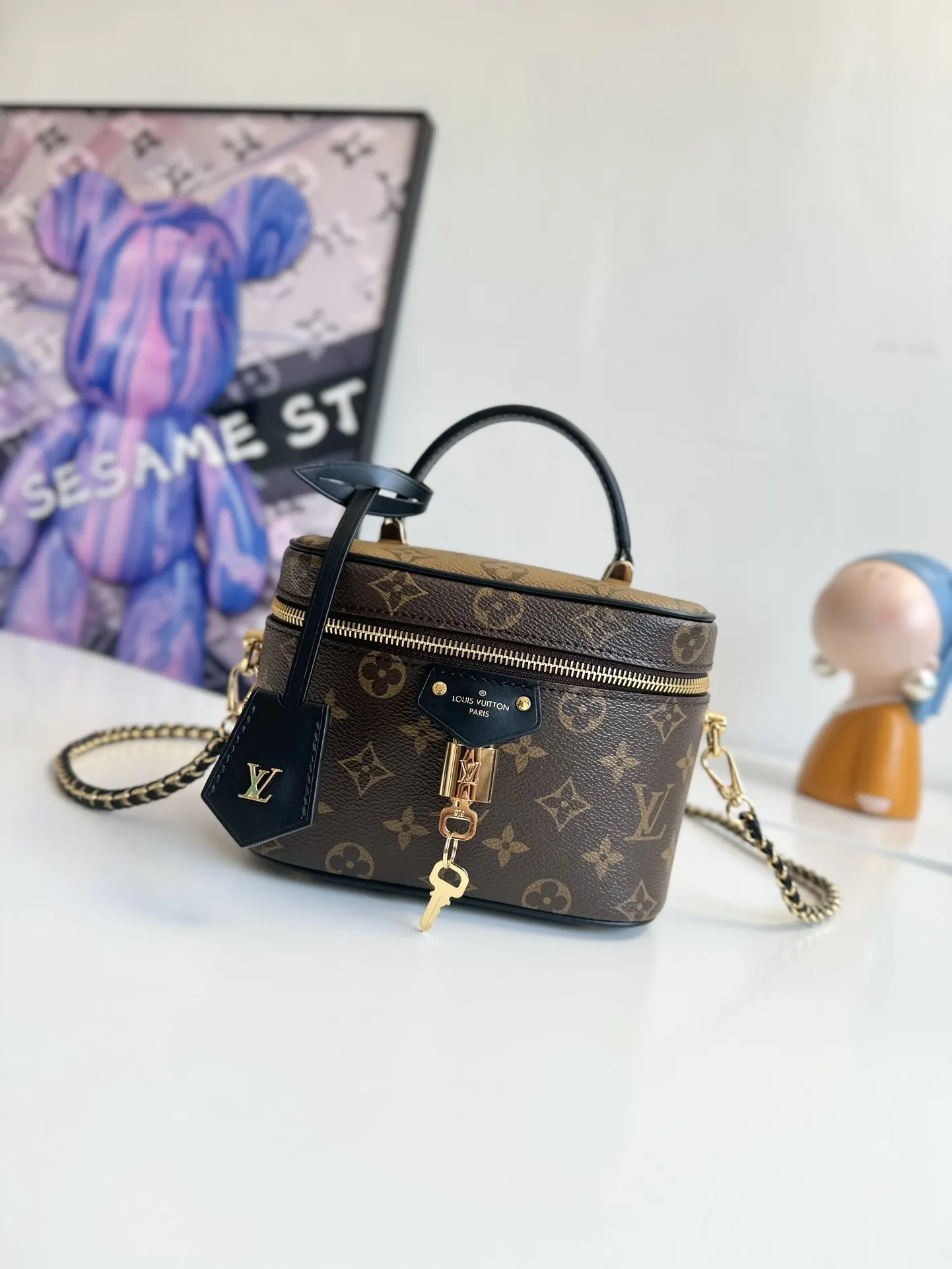 LV 帆布 鏈條包 精致鏈條款