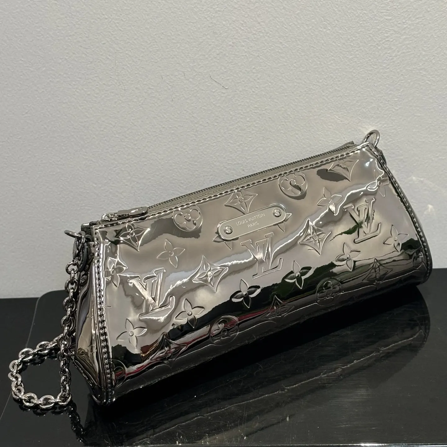 LV Pochette 銀色 老花 錢包 实拍款01 精選款