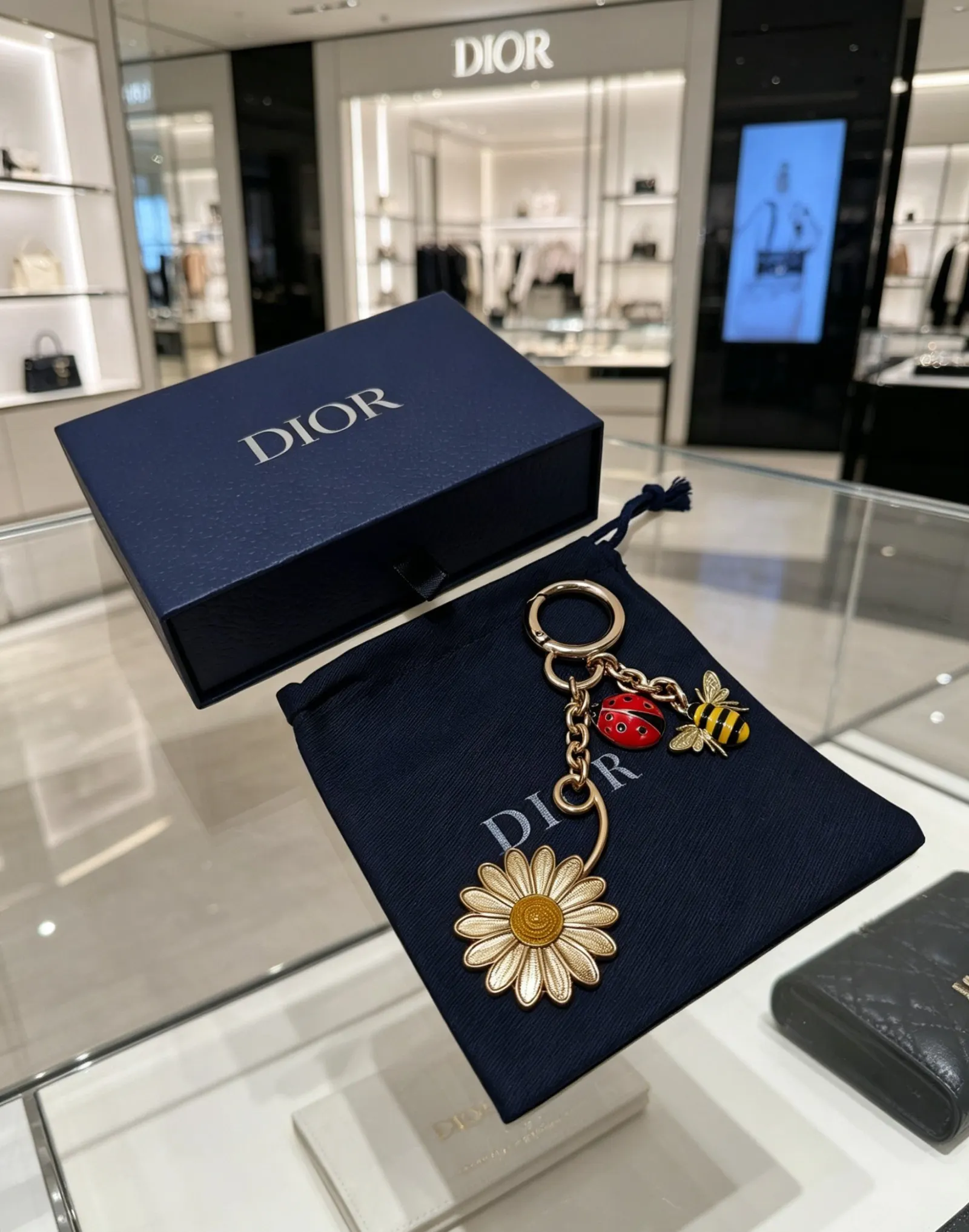 Dior 彩色吊墜項鏈 禮盒款