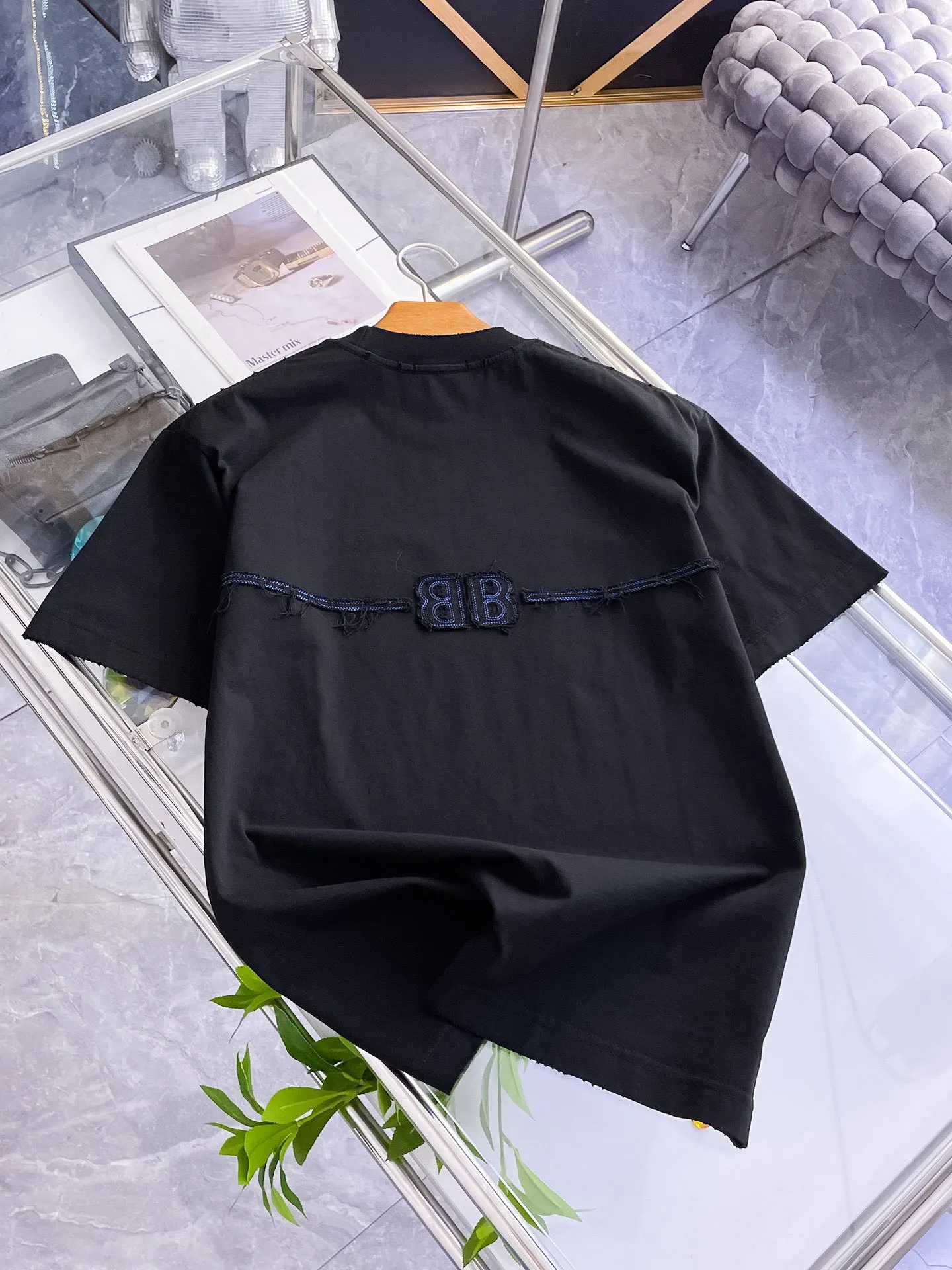 Balenciaga Logo Short Sleeve T-Shirt Street Casual