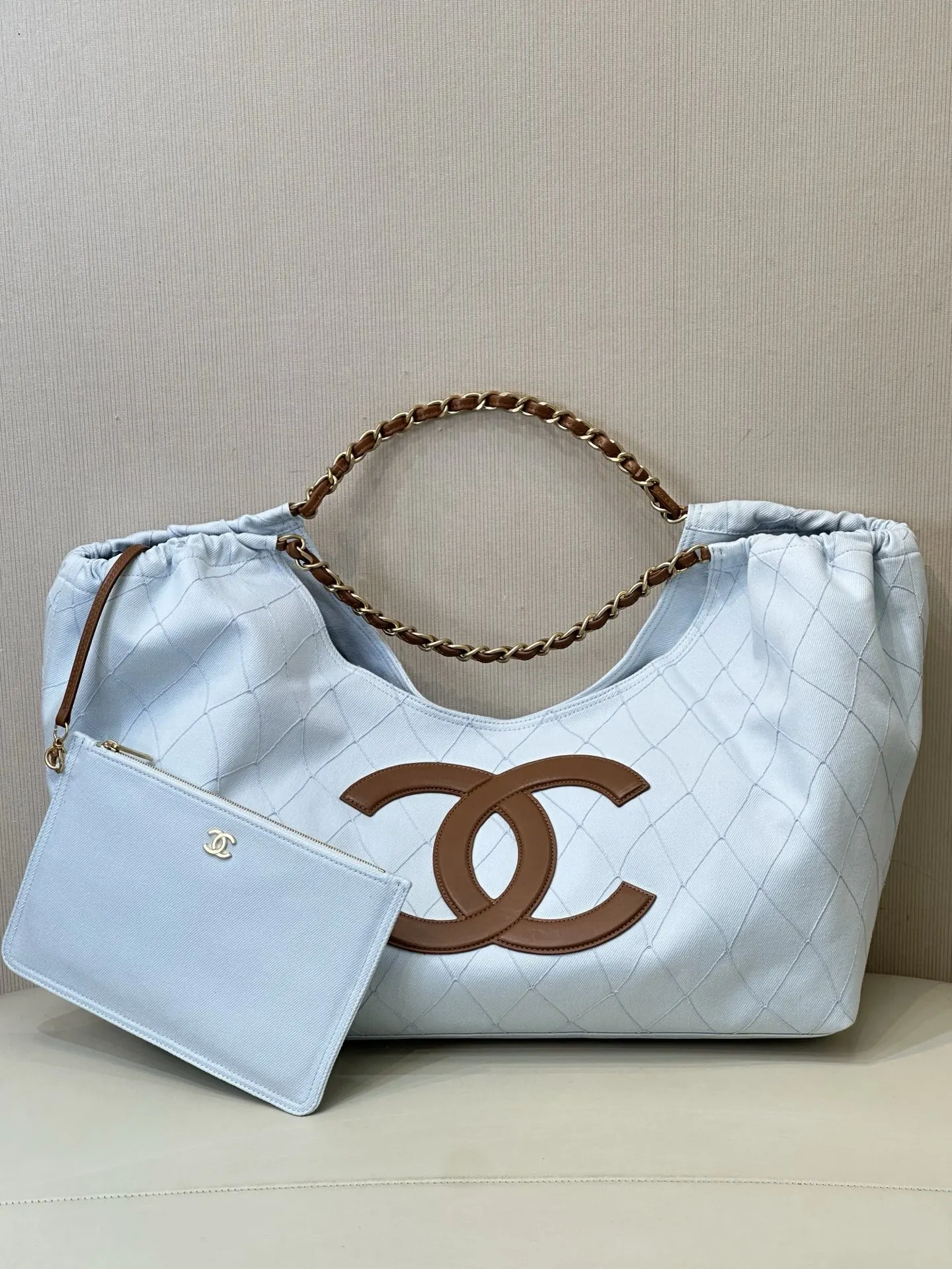 CHANEL 黑色 白色 托特包 大容量托特款