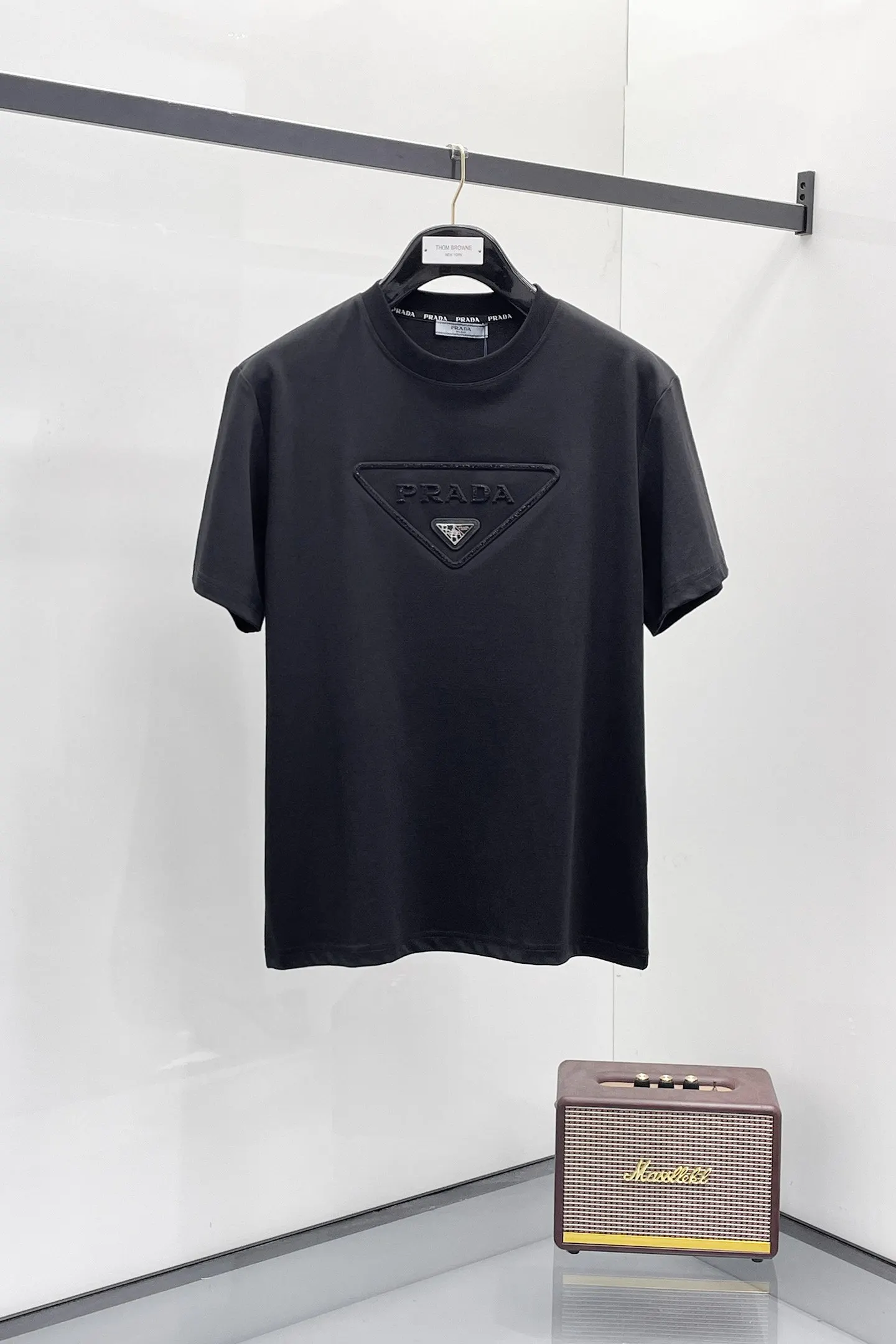 PRADA 马 贺岁 棉质 Logo 短袖T恤 休閒百搭款