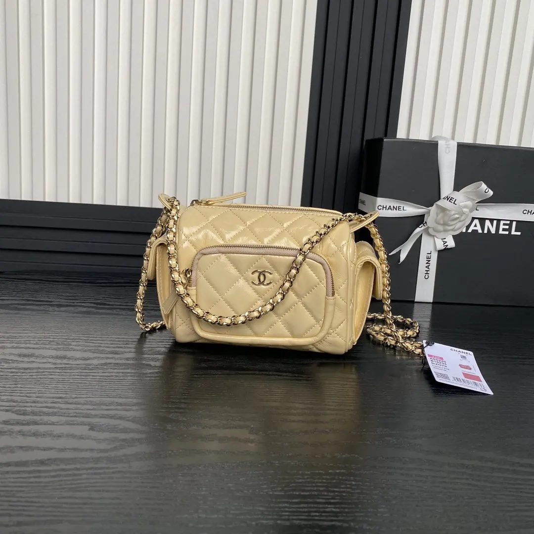 Gold Chain Bag Leather