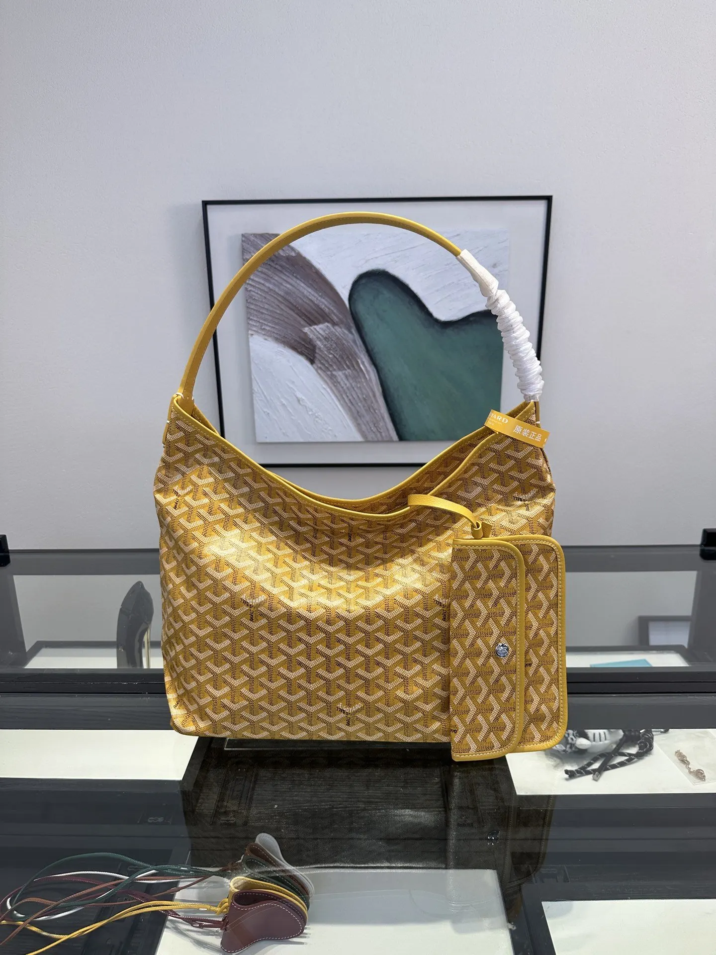 Goyard Hobo 黄色 腋下包 复古腋下背款