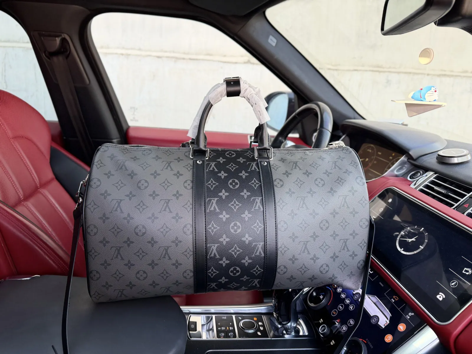 LV Keepall 老花 拼色 牛皮 旅行袋 大容量旅行款