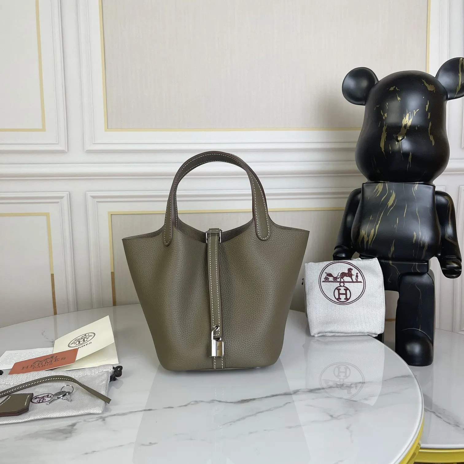Hermes Picotin Togo牛皮 水桶包 18cm 經典款
