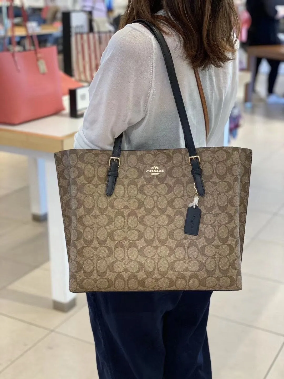 Coach 托特包 大容量托特款