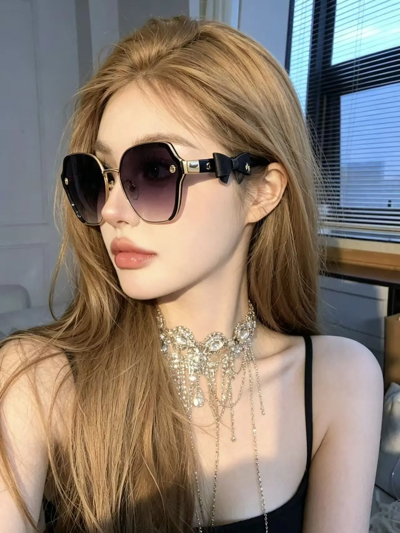 Chanel 墨镜 時尚防晒 太陽鏡