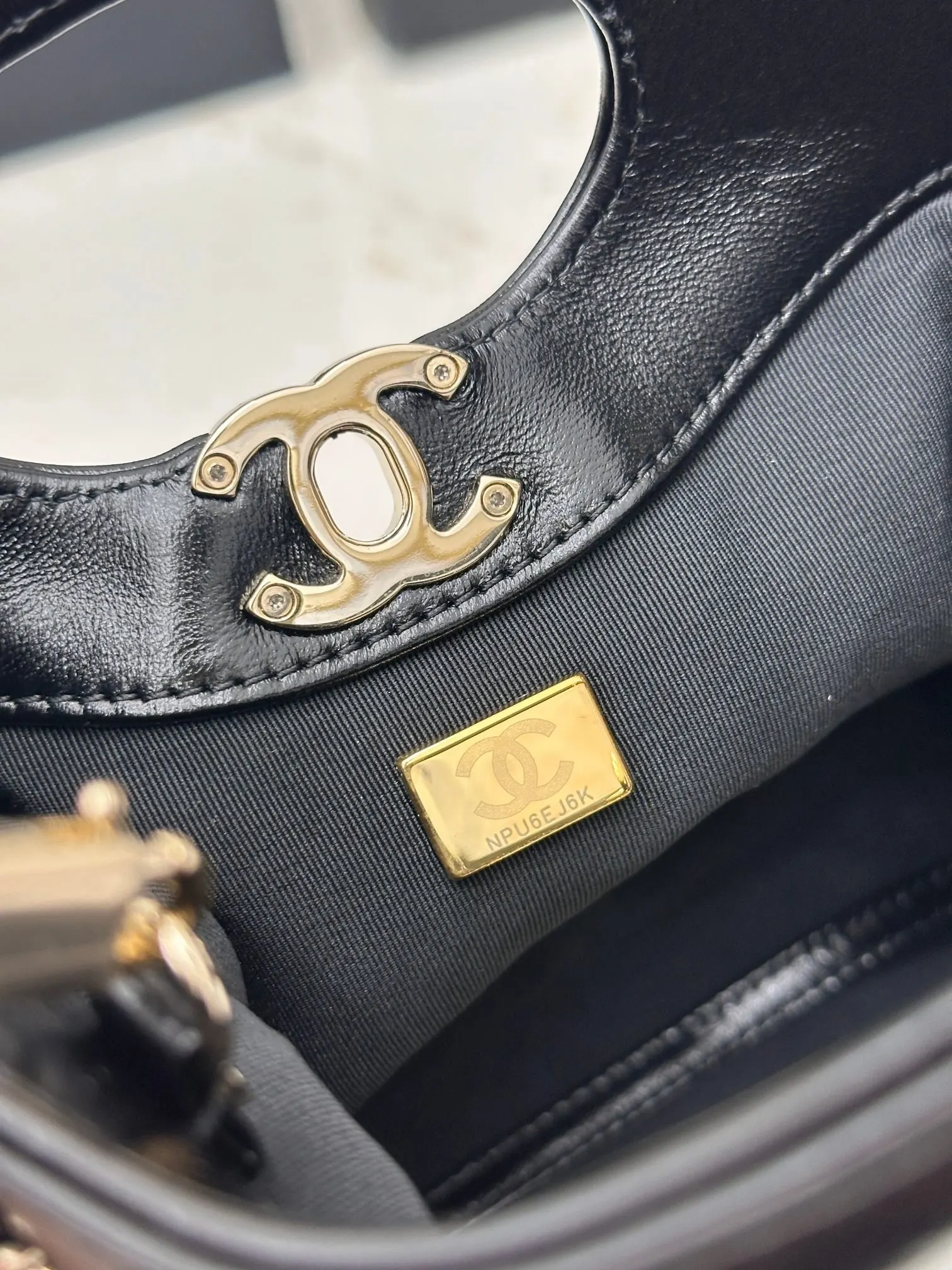Gold Crossbody Bag Lightweight Leather