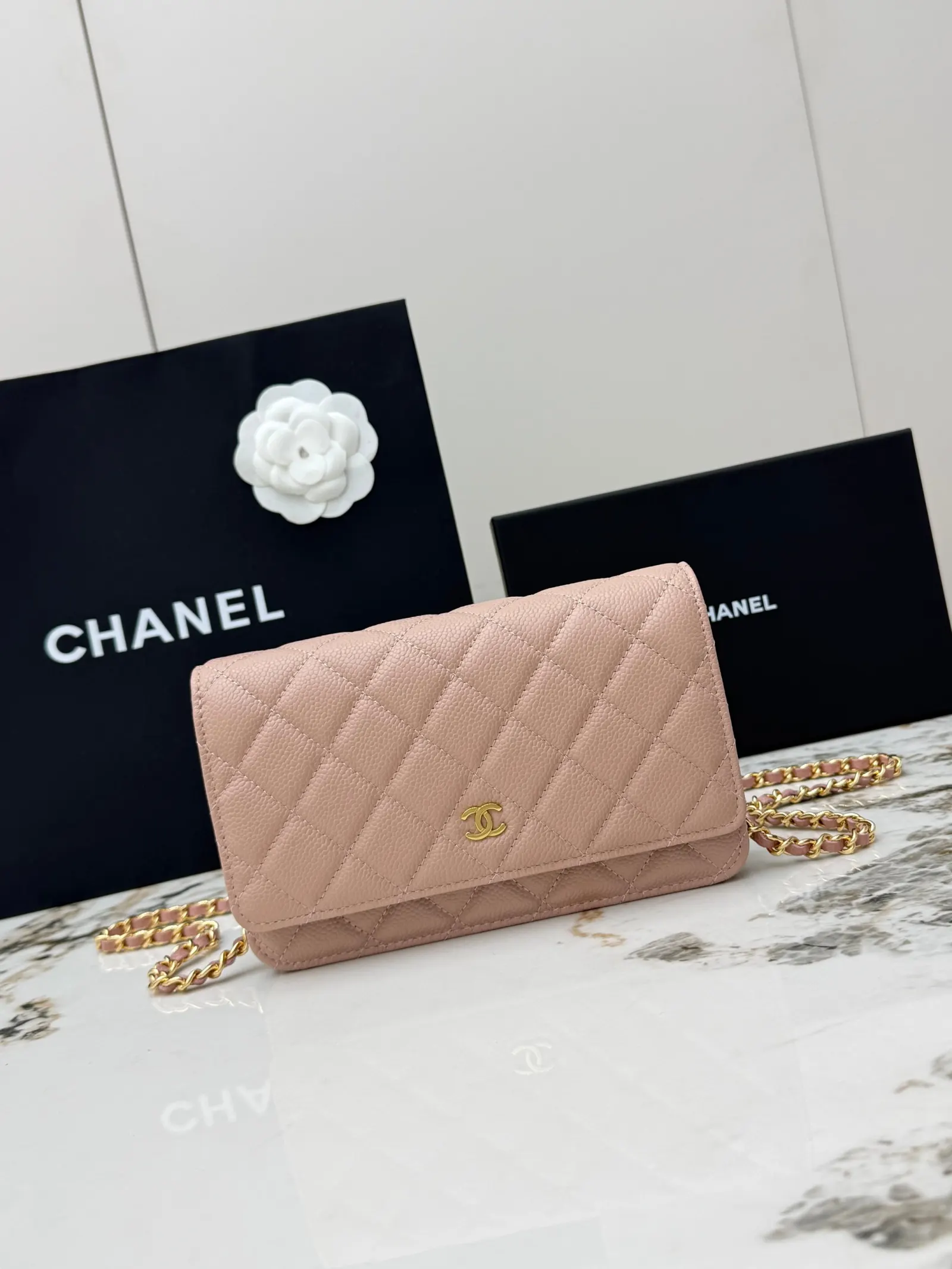 CHANEL 小牛皮 鏈條包 精致鏈條款