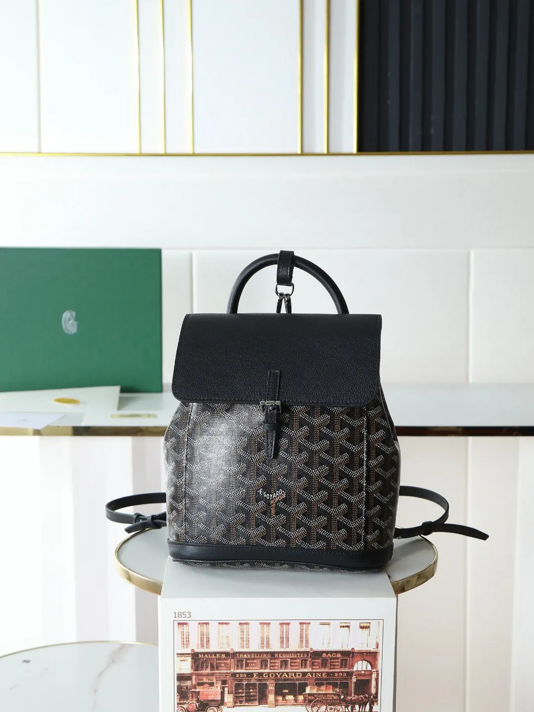 Goyard 黑色 雙肩包 实用雙肩款