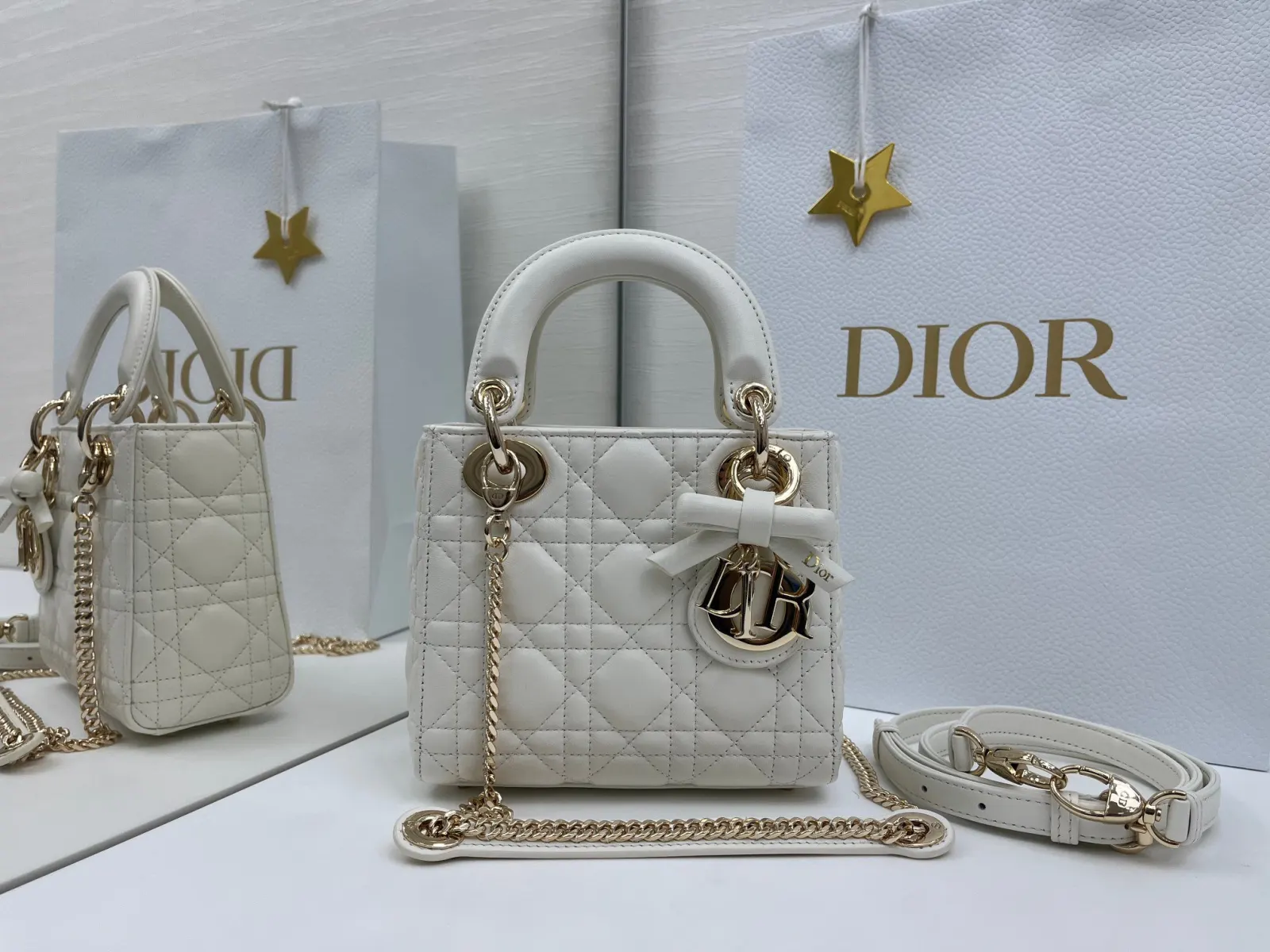 Dior Lady Dior 鏈條包 手提斜挎款