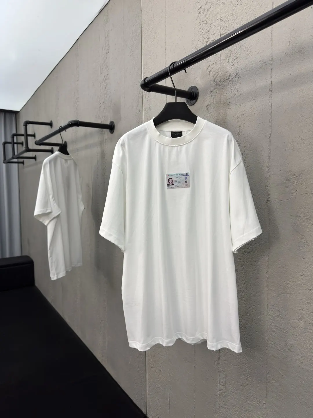 Balenciaga White Cotton Short Sleeve T-Shirt Street Casual S