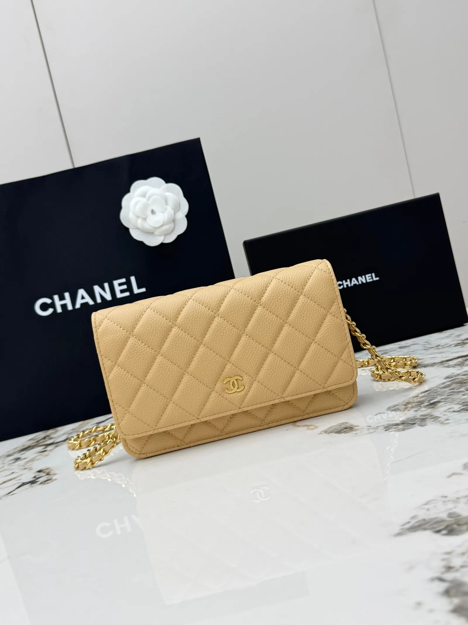 CHANEL 小牛皮 链条包 精致链条款