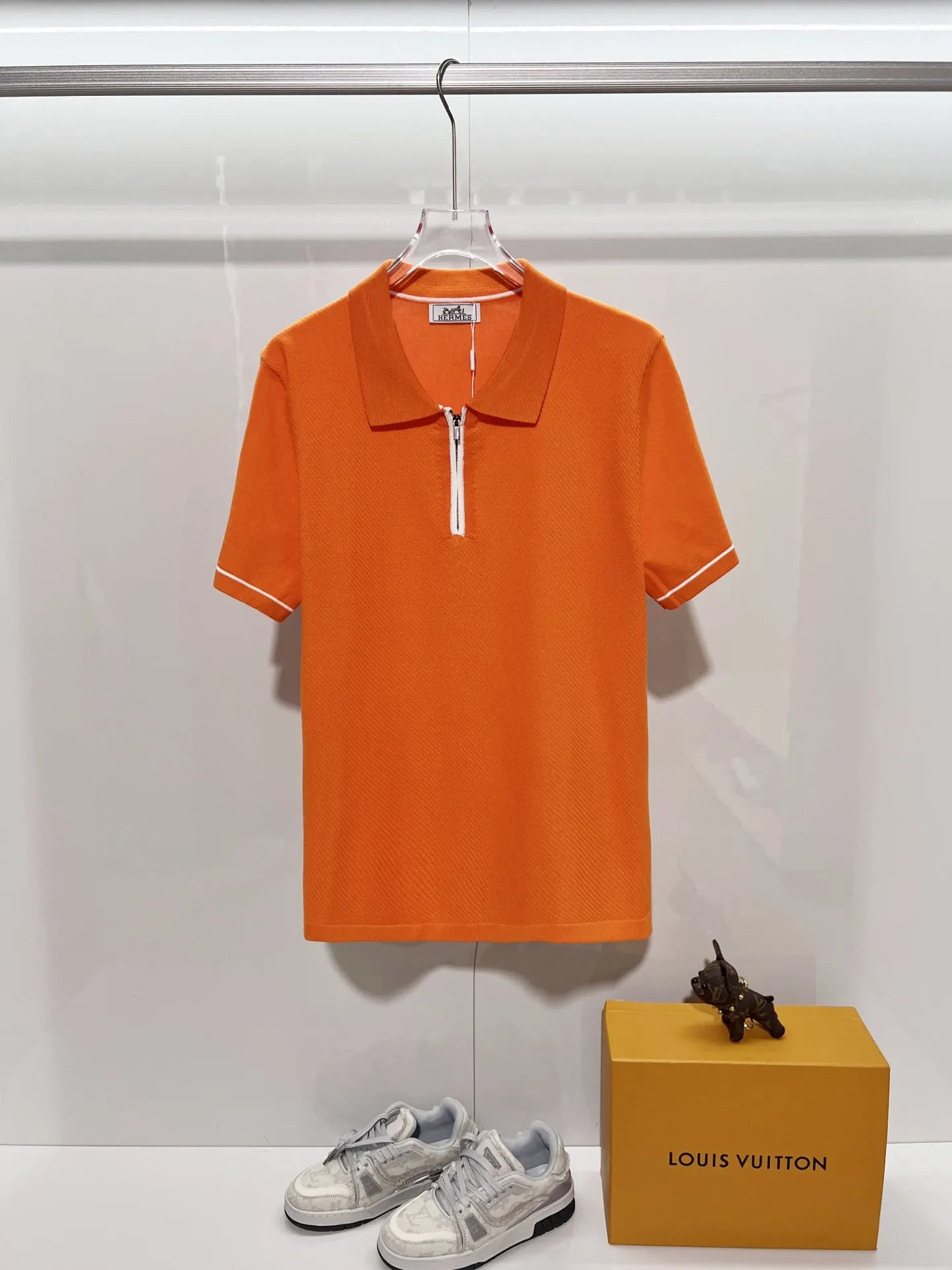 Hermes 橙色 針織衫 高級休閒款
