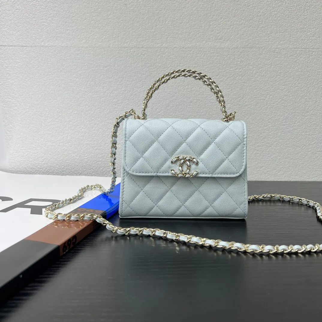 CHANEL 牛皮Kelly手柄包 手提斜挎