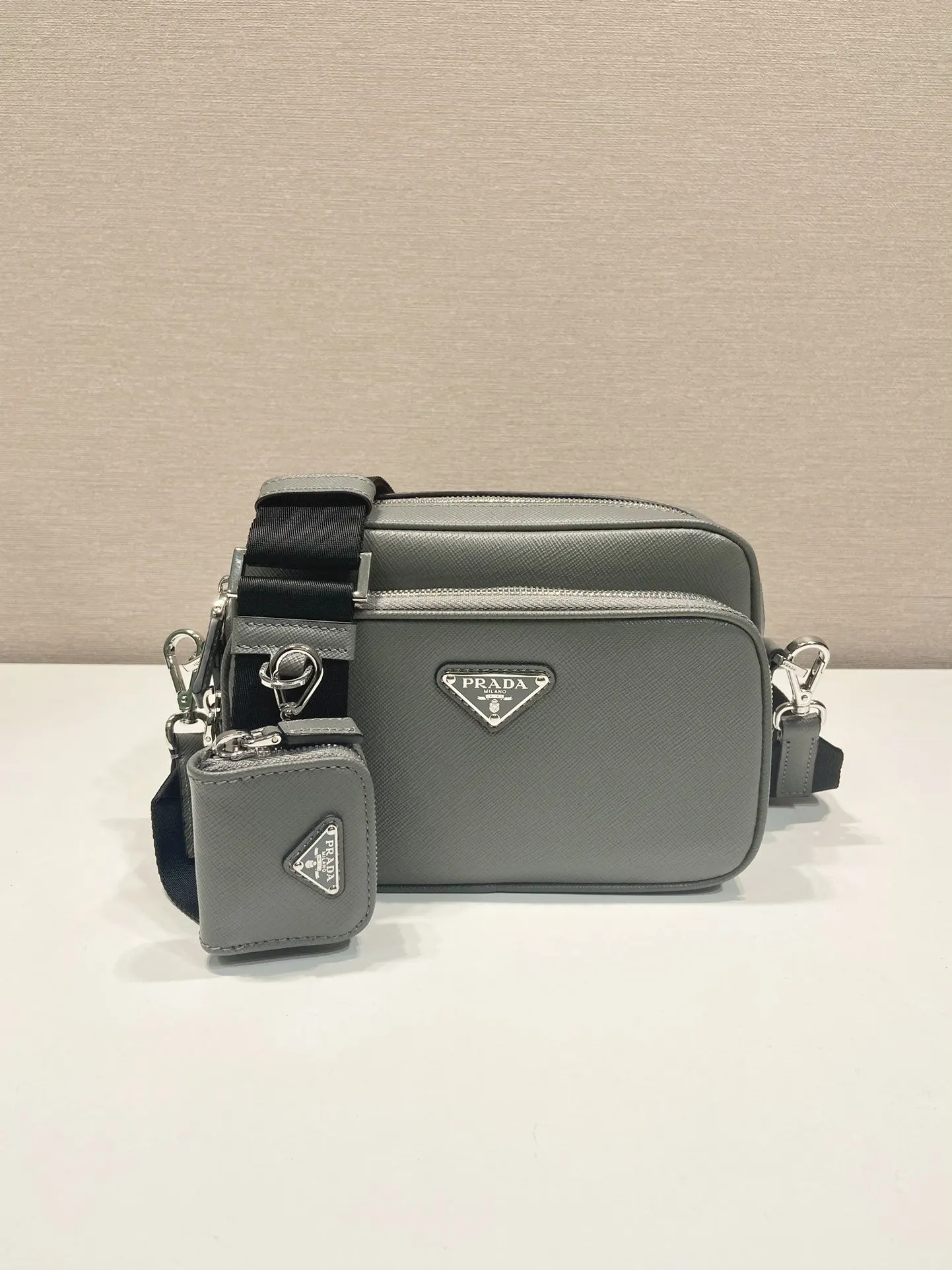 Prada Shoulder Bag Commuter Leather