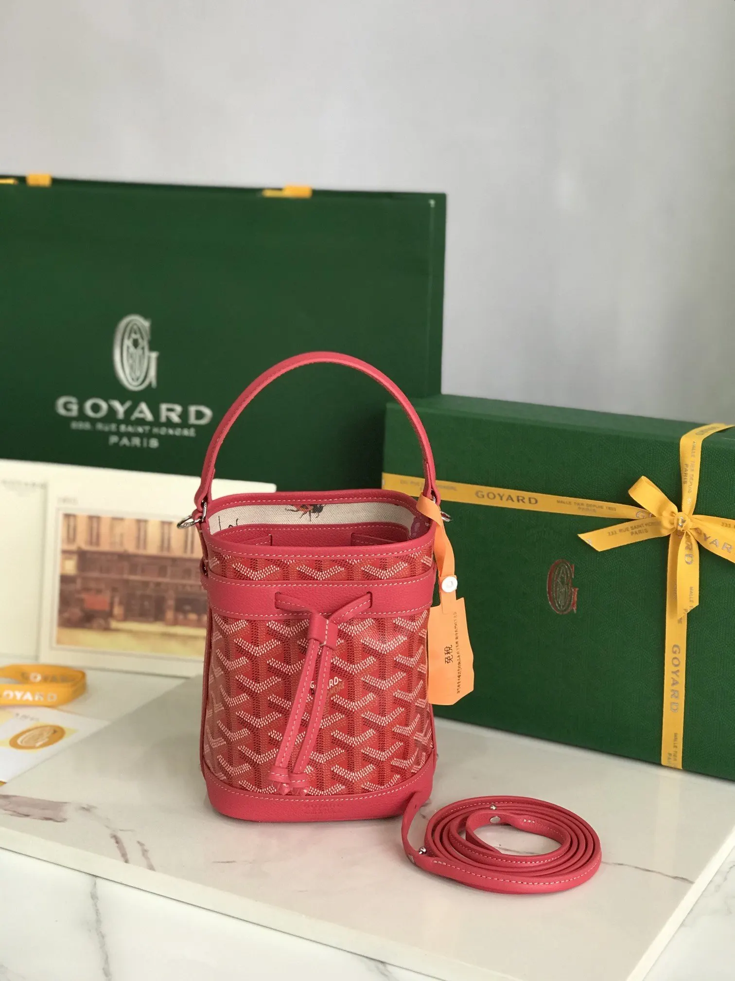 Goyard 皮革 × ×鼎鼎戈雅 水桶包 休閒水桶款