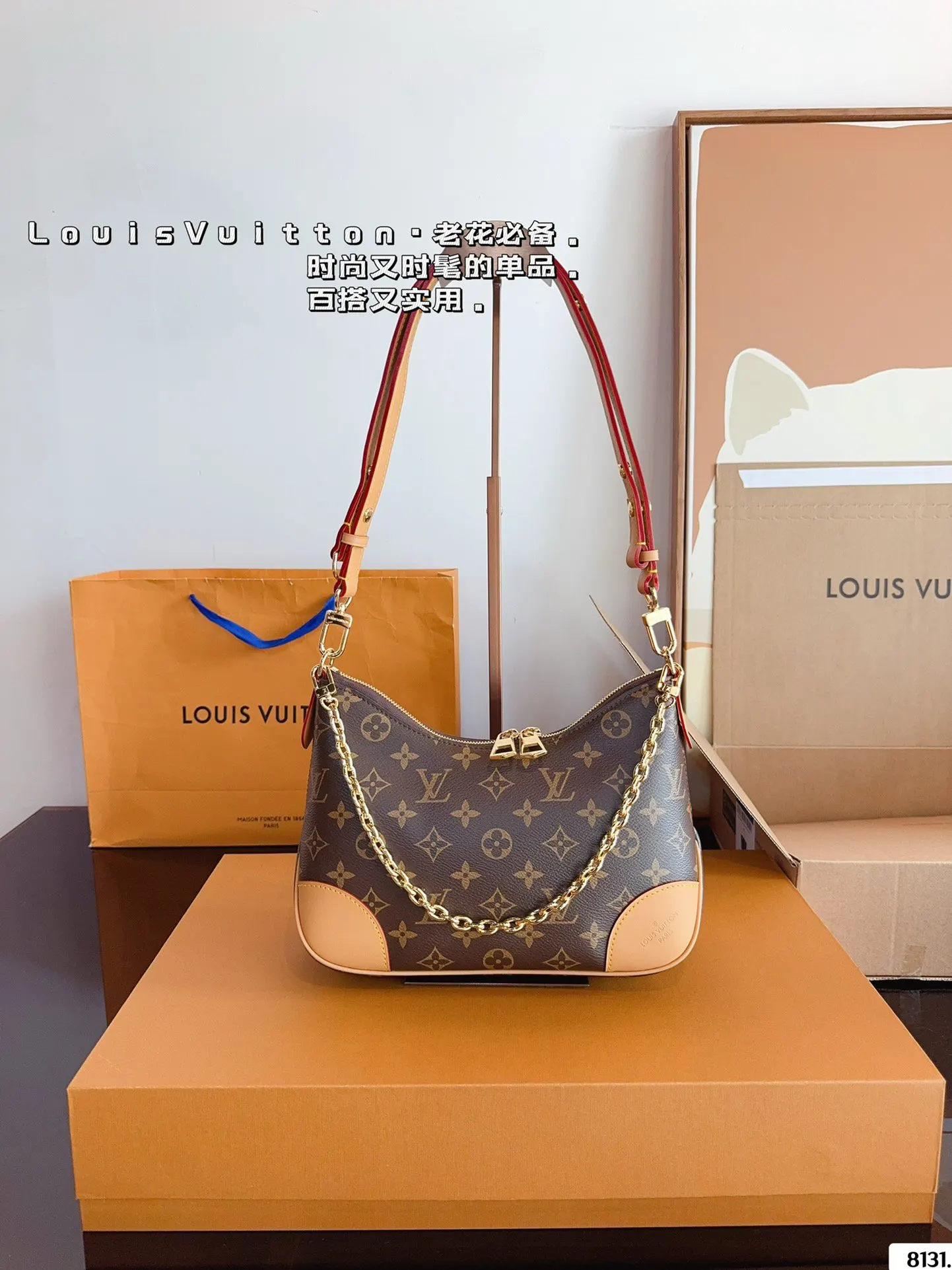 LV 黑色 老花 预测今后必定是热门款 腋下包 复古腋下背款
