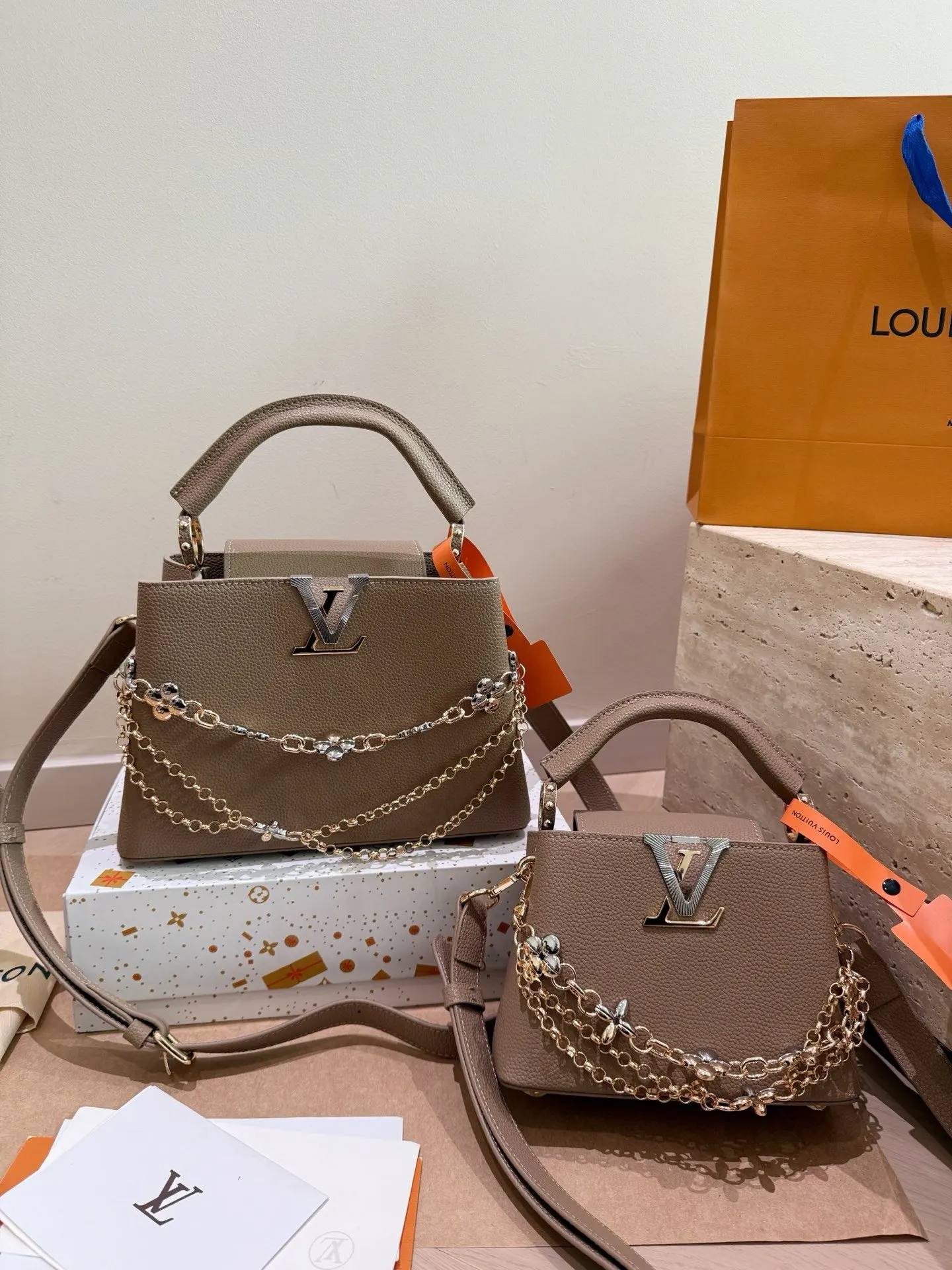 Gold Shoulder Bag