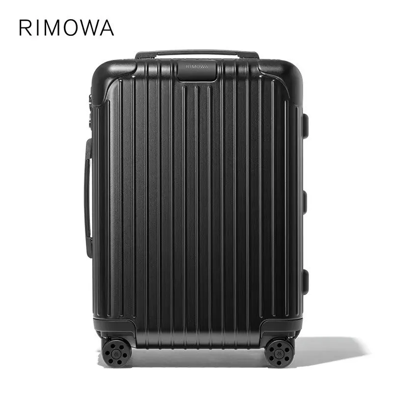 黑色 日默瓦rimowa拉杆箱行李箱登机箱旅行箱方胖子運動 旅行拉杆款 輕便出行款