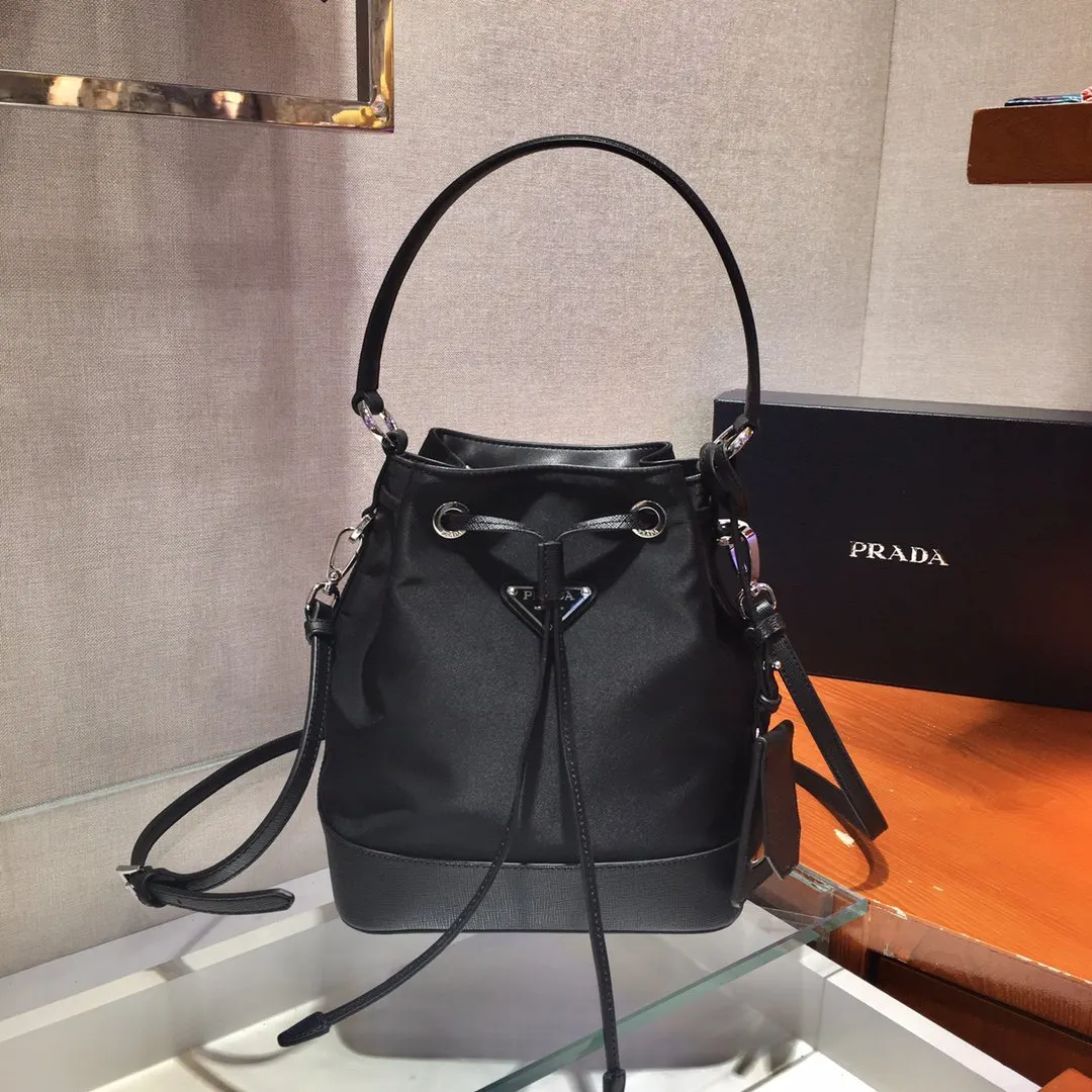 Prada Bucket Bag Commuter Leather