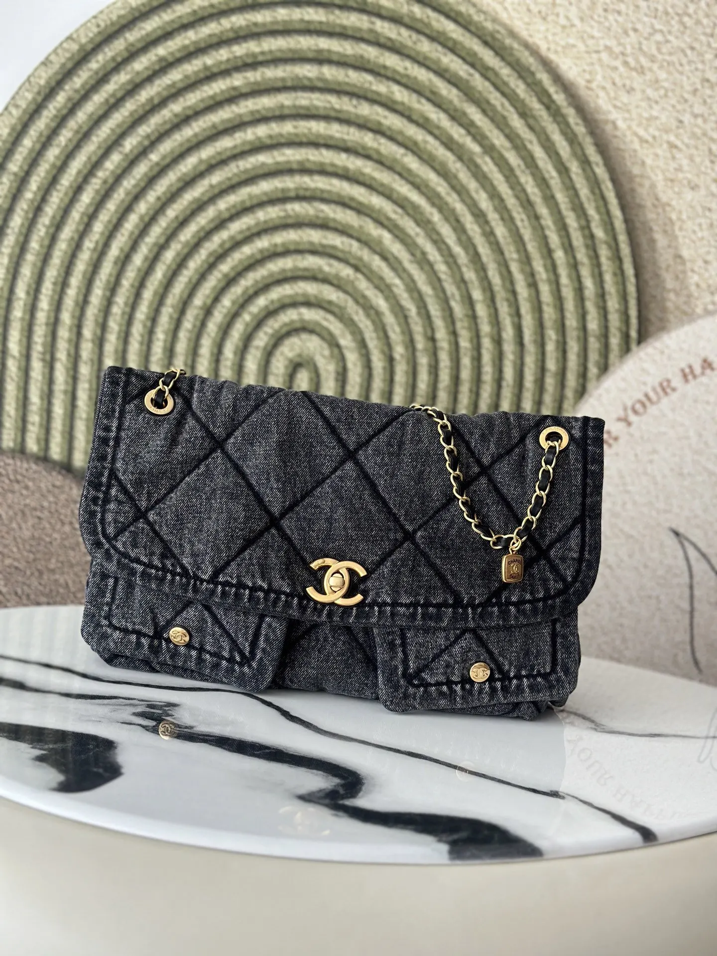 Chanel Gold Chain Bag