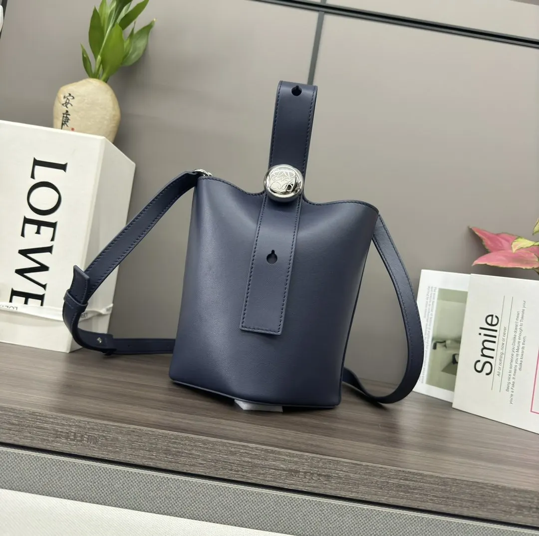 Bucket Bag Casual Leather
