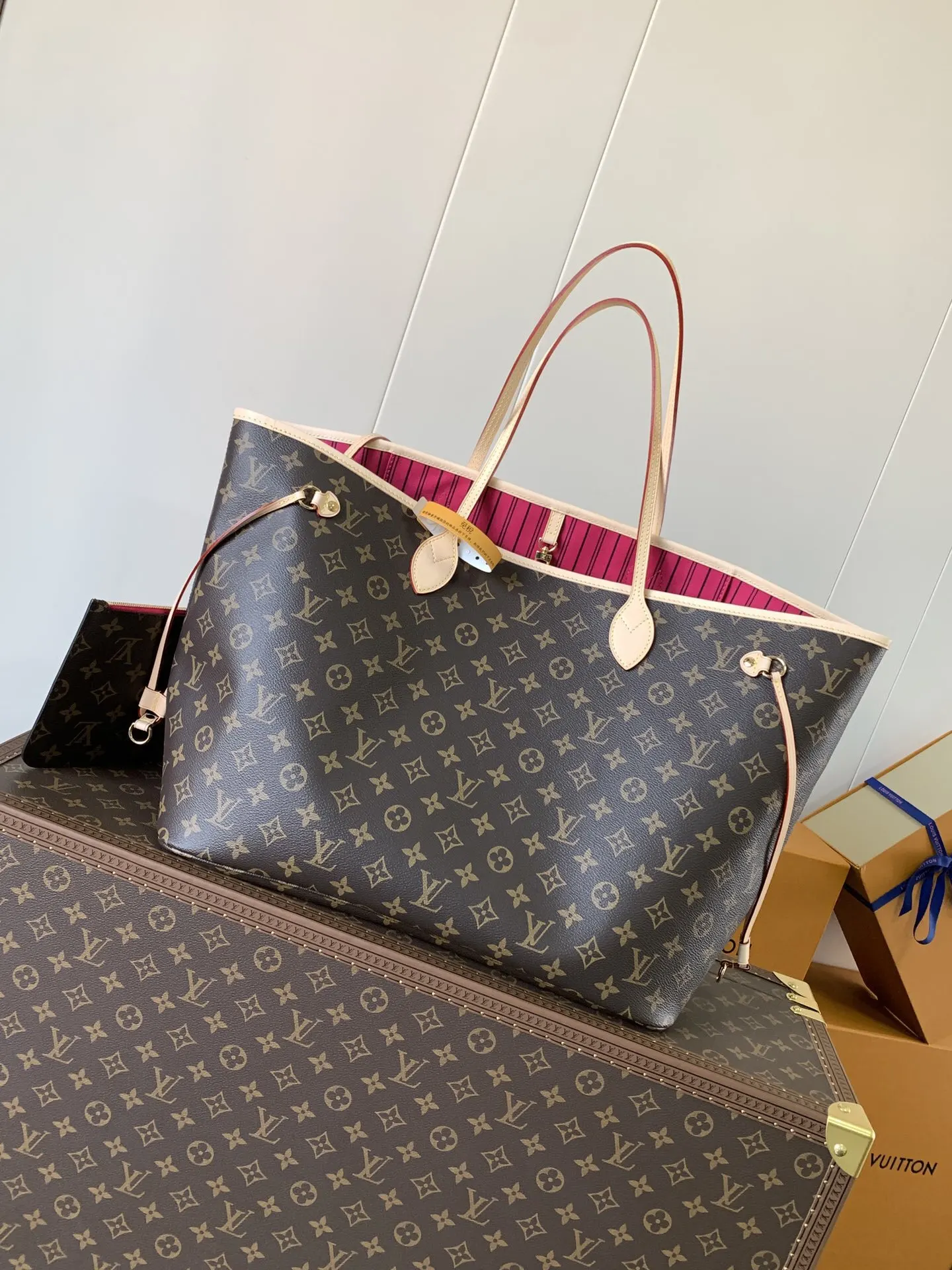 Neverfull 牛皮 托特包 大容量托特款