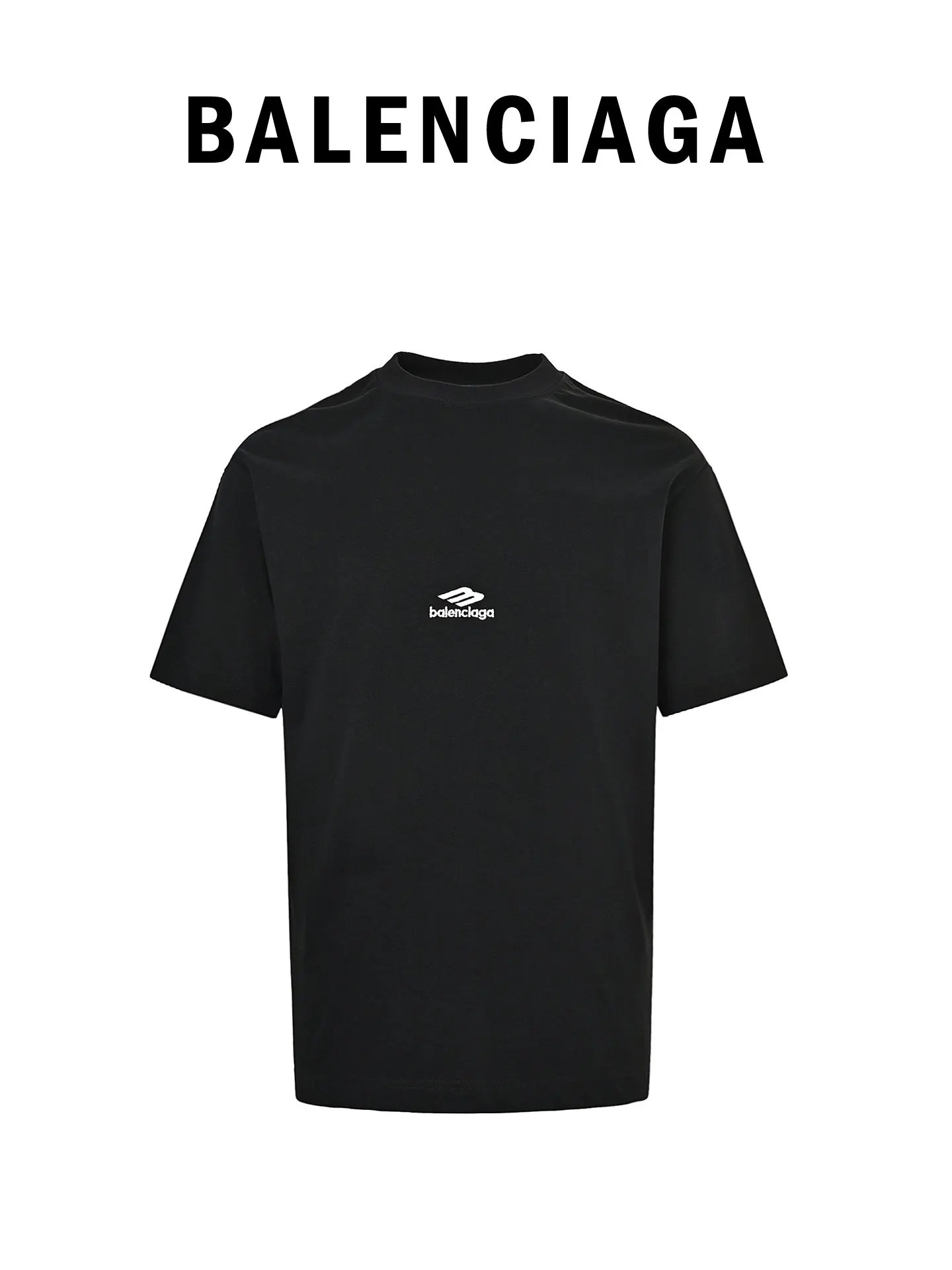 Balenciaga Cotton Short Sleeve T-Shirt Street Casual