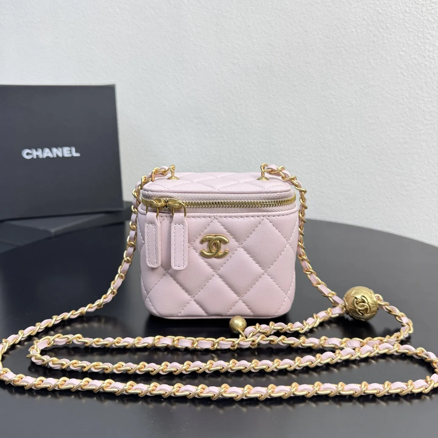 Chanel Red Chain Bag