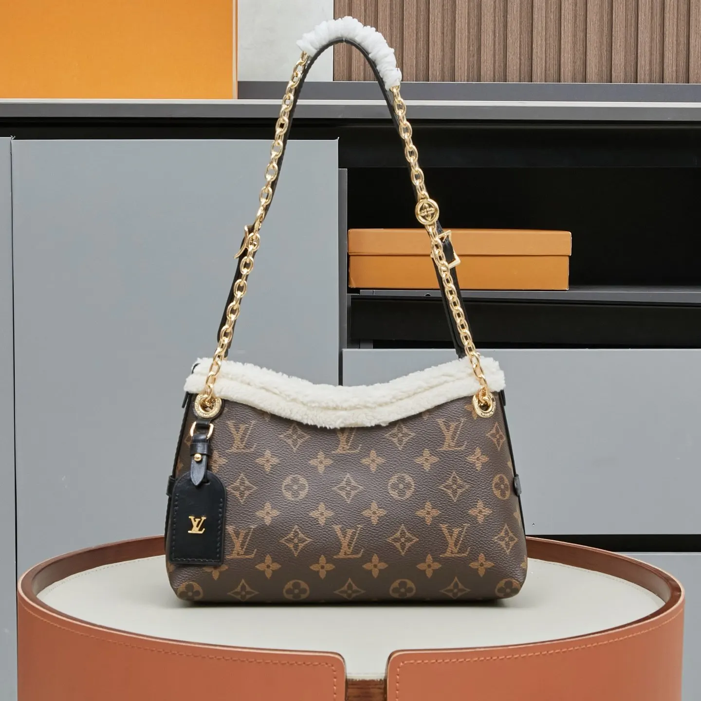 CarryAll 老花 帆布 鏈條包 精致鏈條款