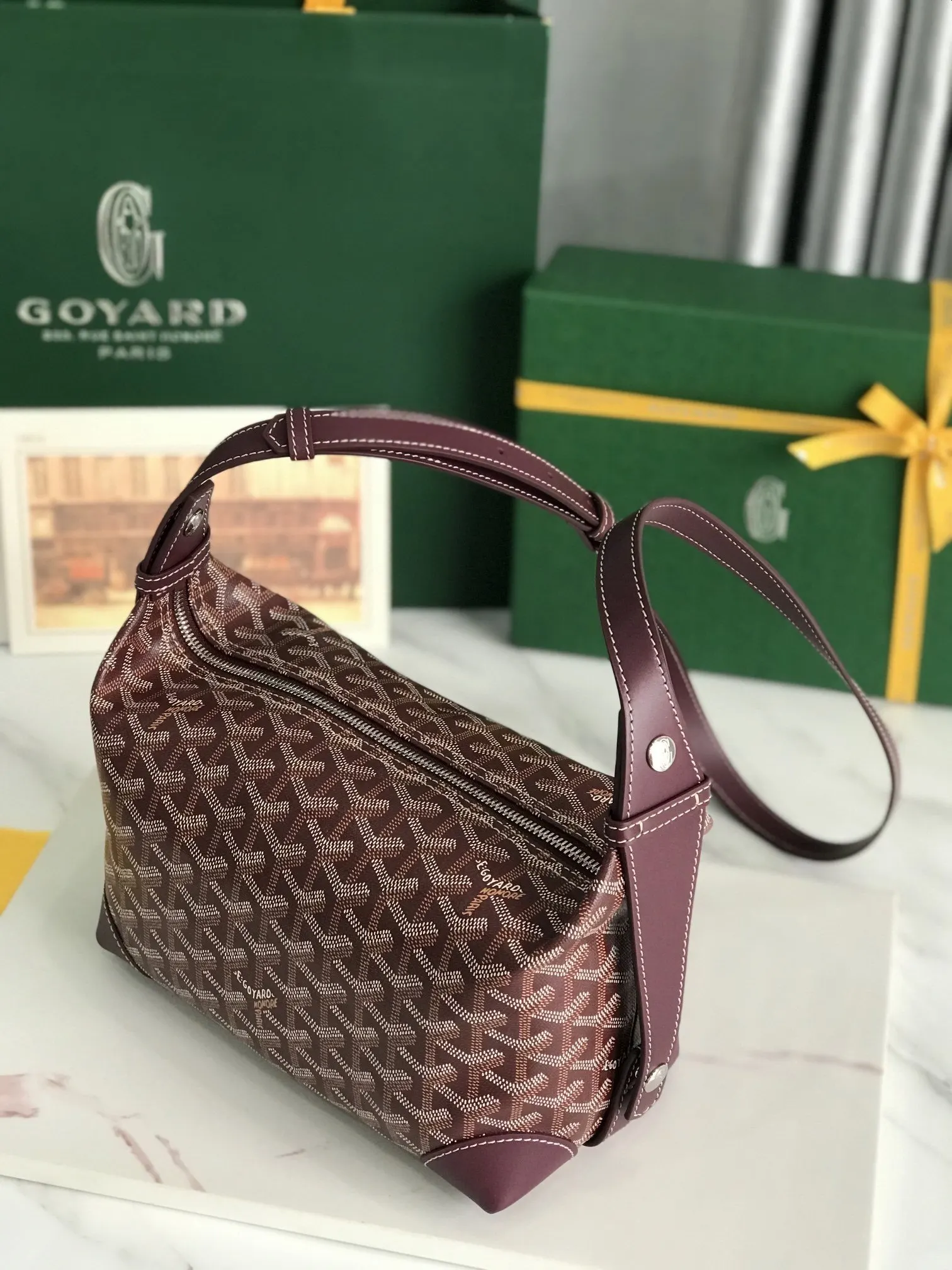 Goyard 戈雅 化妝包Boeing 化妝包收納袋 内里有 手拿包 精致手拿款