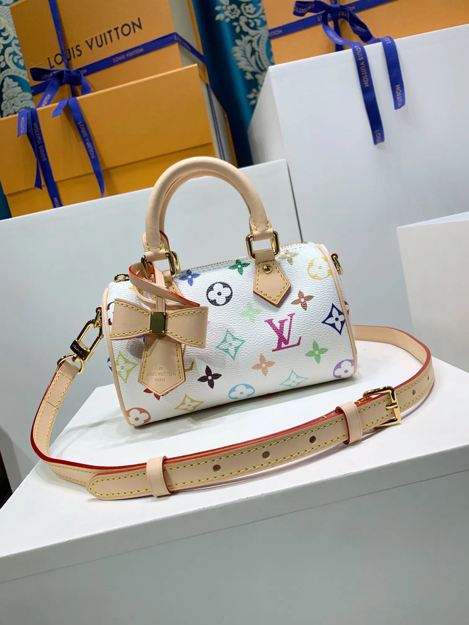 LV Speedy 牛皮 旅行袋 大容量旅行款