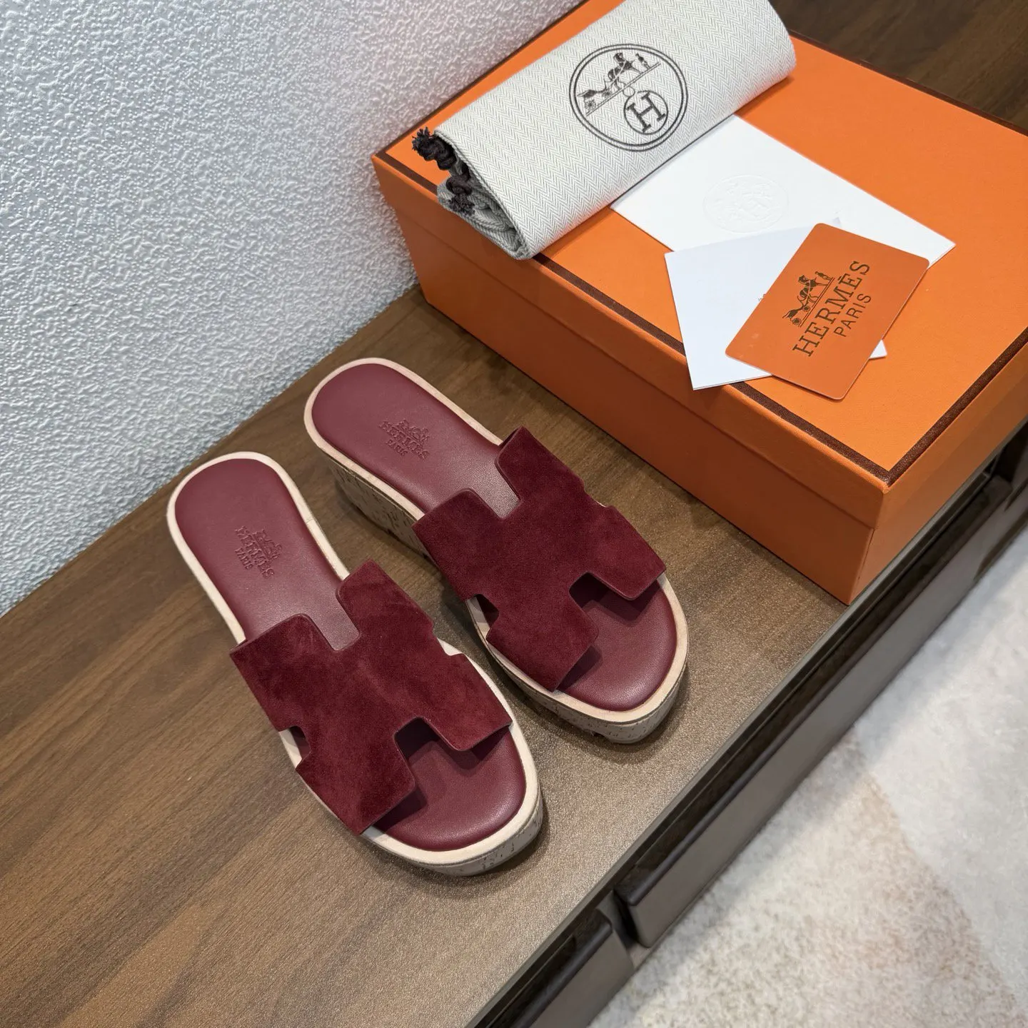 Hermes 新色系 拖鞋 舒適百搭款
