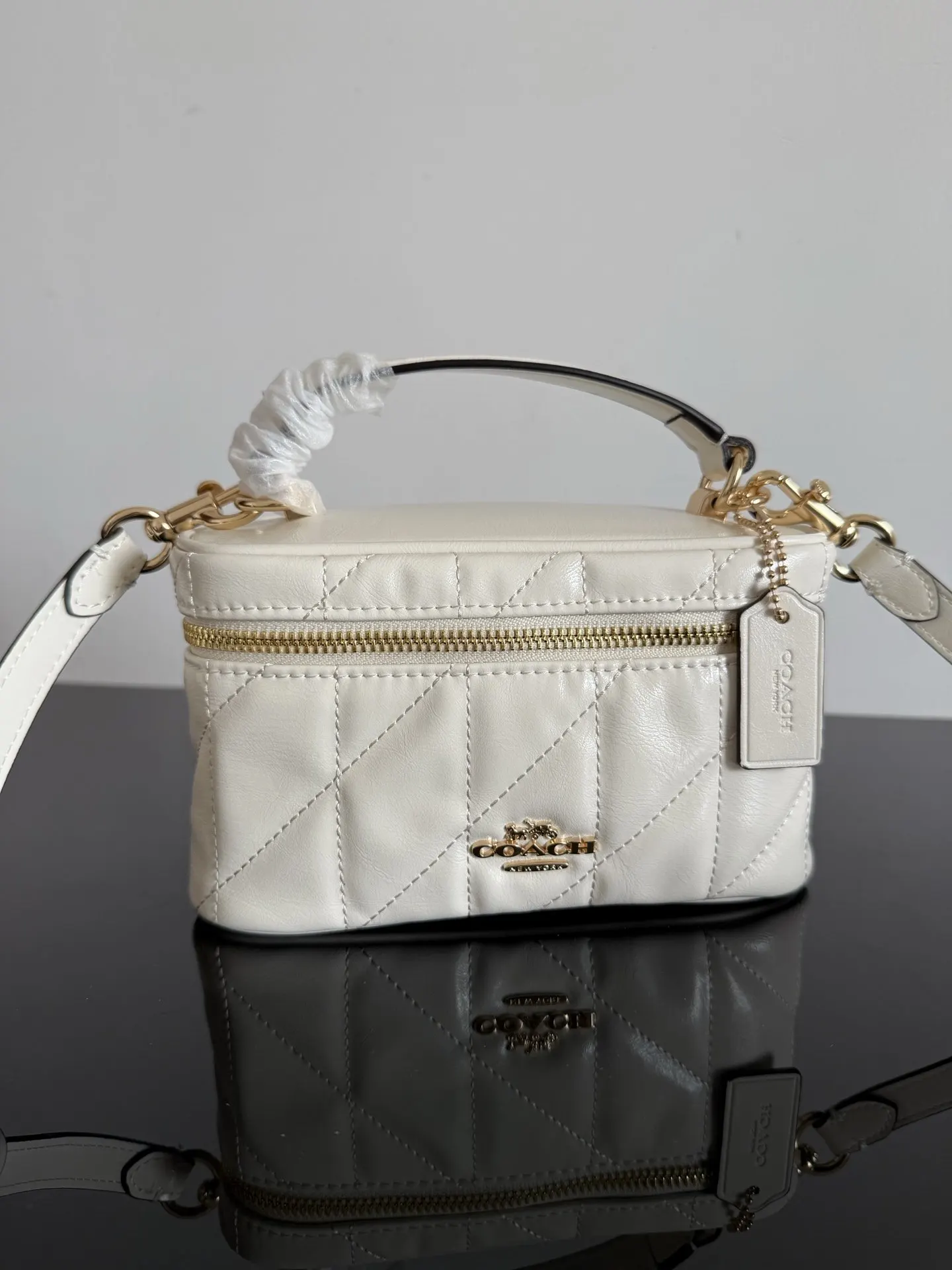 Coach 皮革 Originals 包 的材质选 化妝包 便携收納款