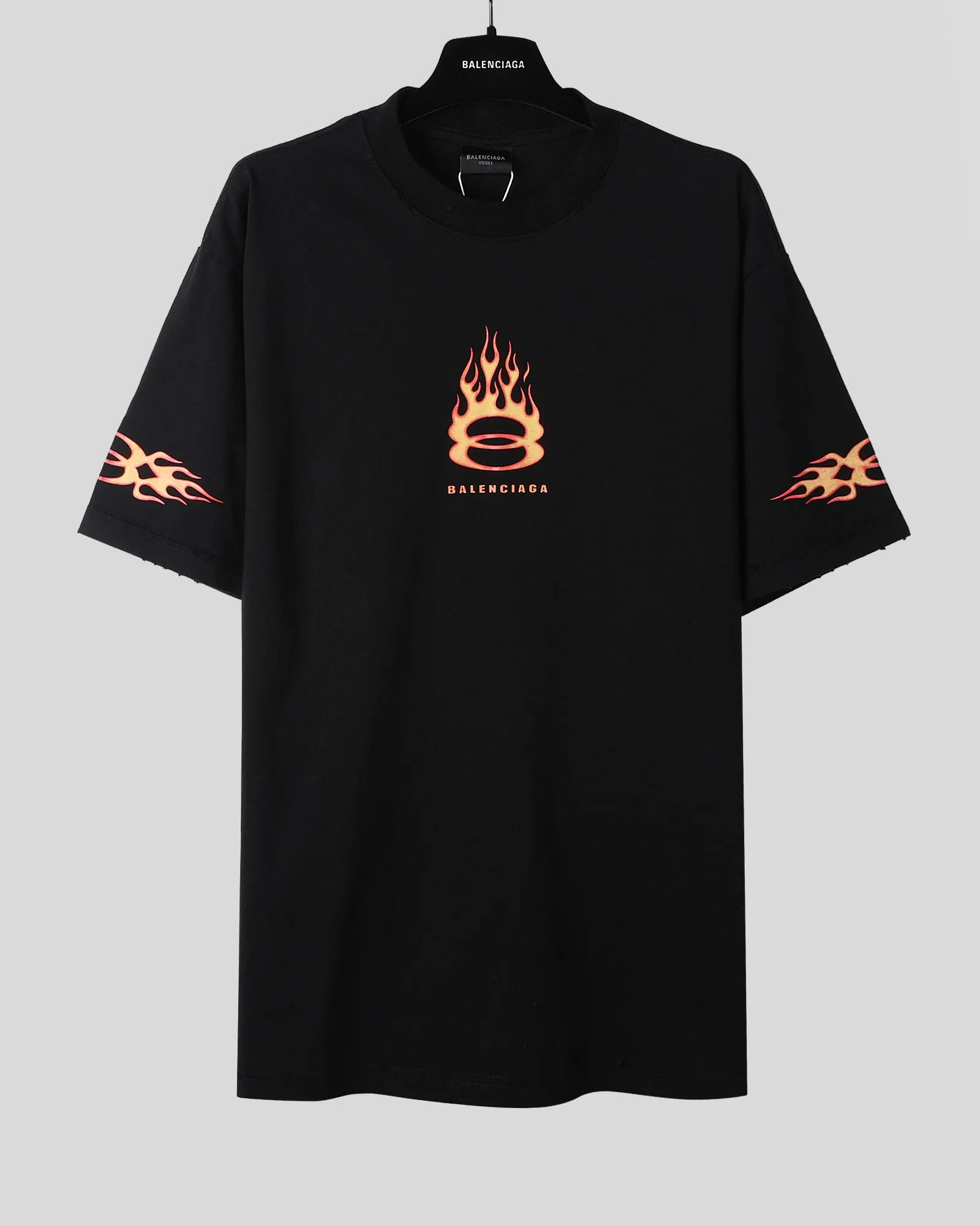 Balenciaga Logo Short Sleeve T-Shirt Street Casual