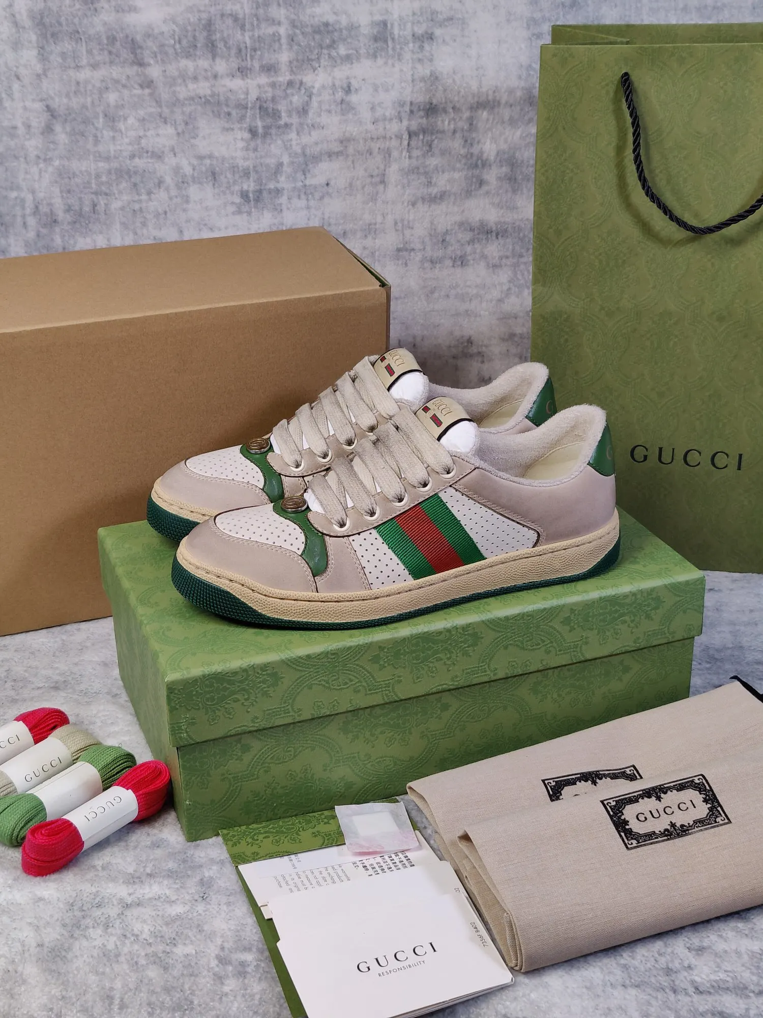 Gucci Logo休閒運動鞋 百搭款