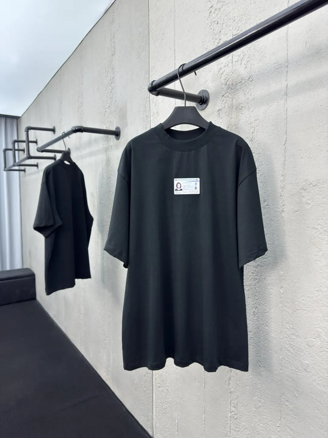 Balenciaga 黑色 純棉 短袖T恤 街頭休閒款